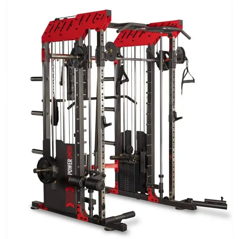 Bh Fitness Noir Appareil De Musculation Sans Plaques Power Smith