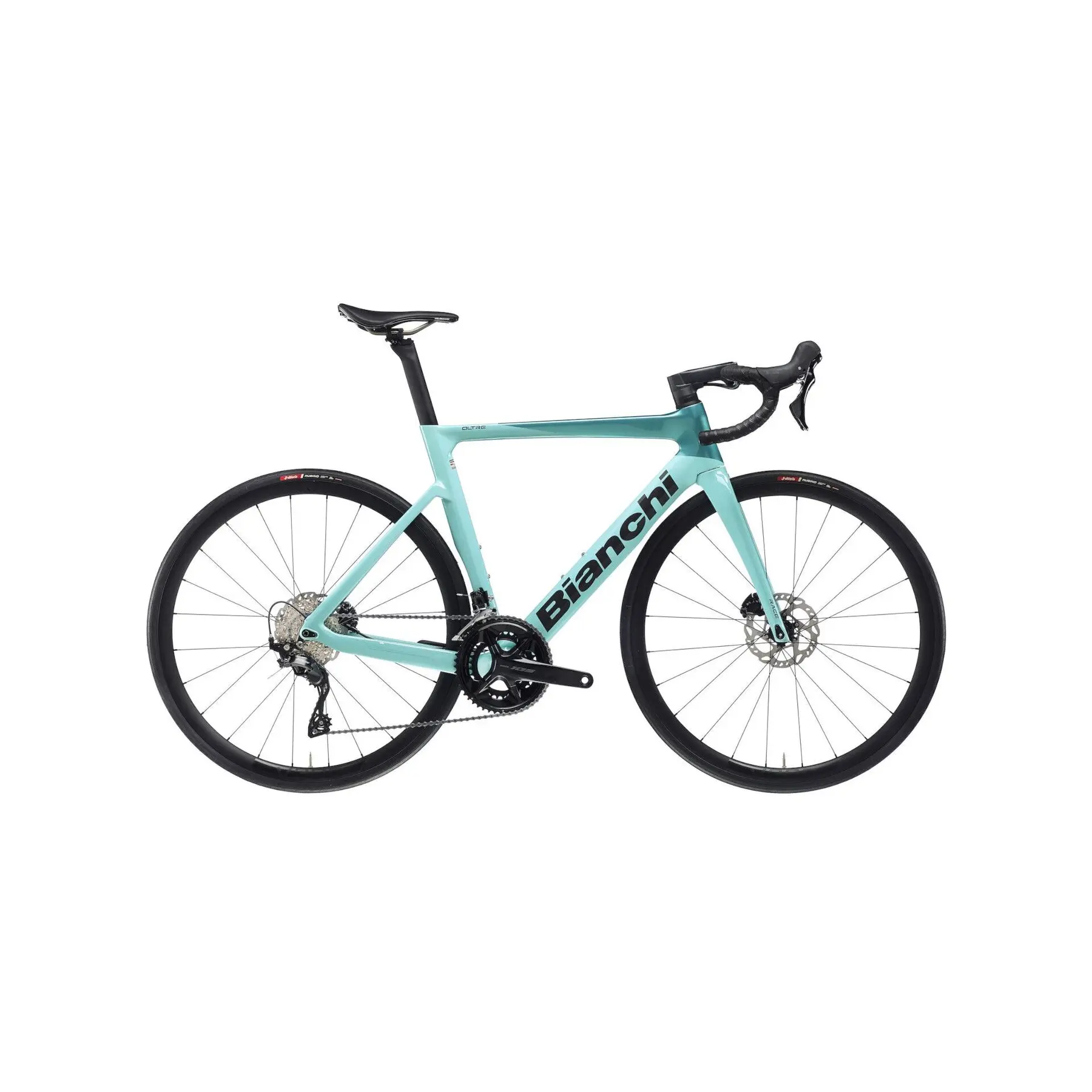Biciclette da strada Bianchi Oltre Race Shimano 105 Di2 RD-R7150 12V