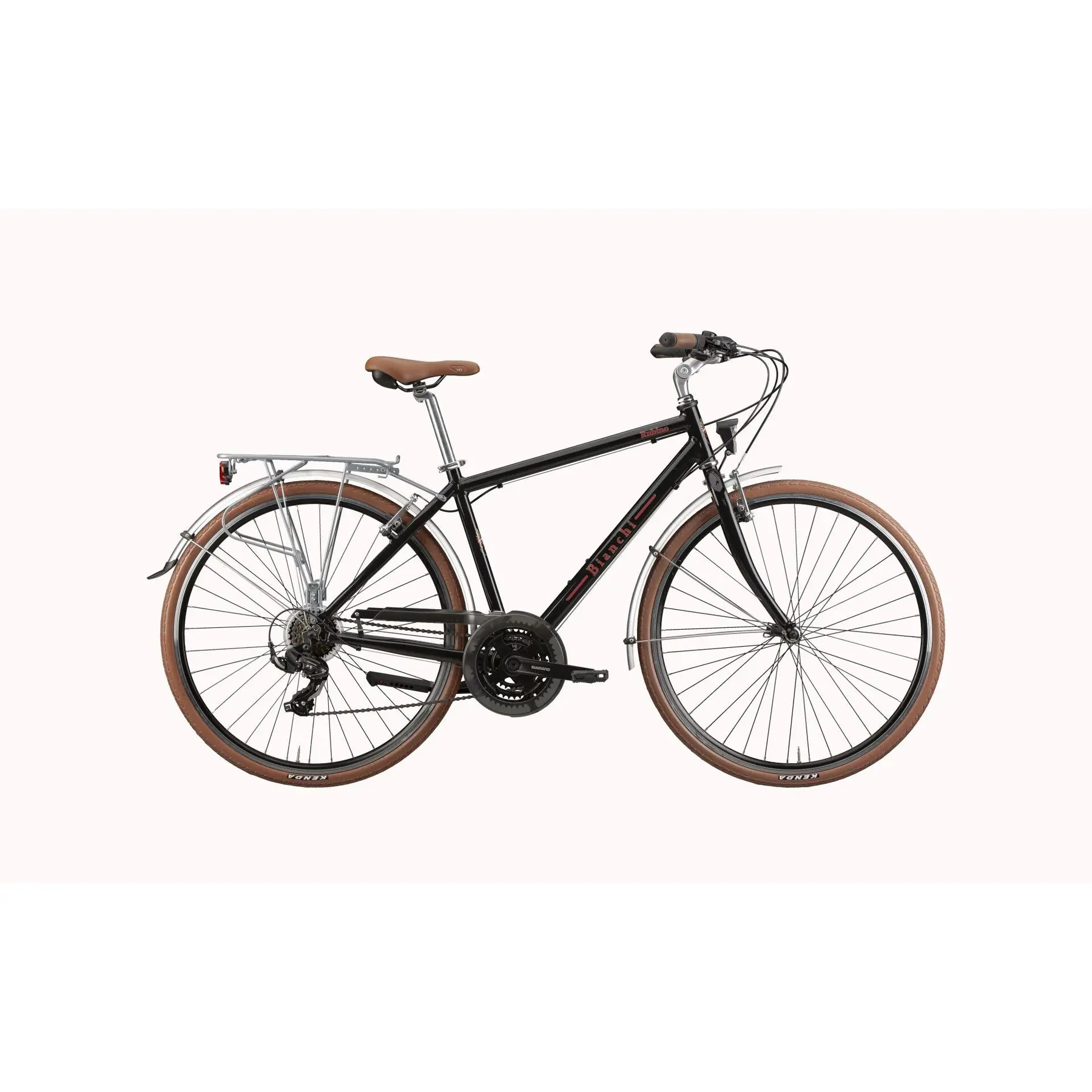 Image of Rennrad Bianchi Spillo Rubino Deluxe Shimano Tourney RD-TY500 6/7V