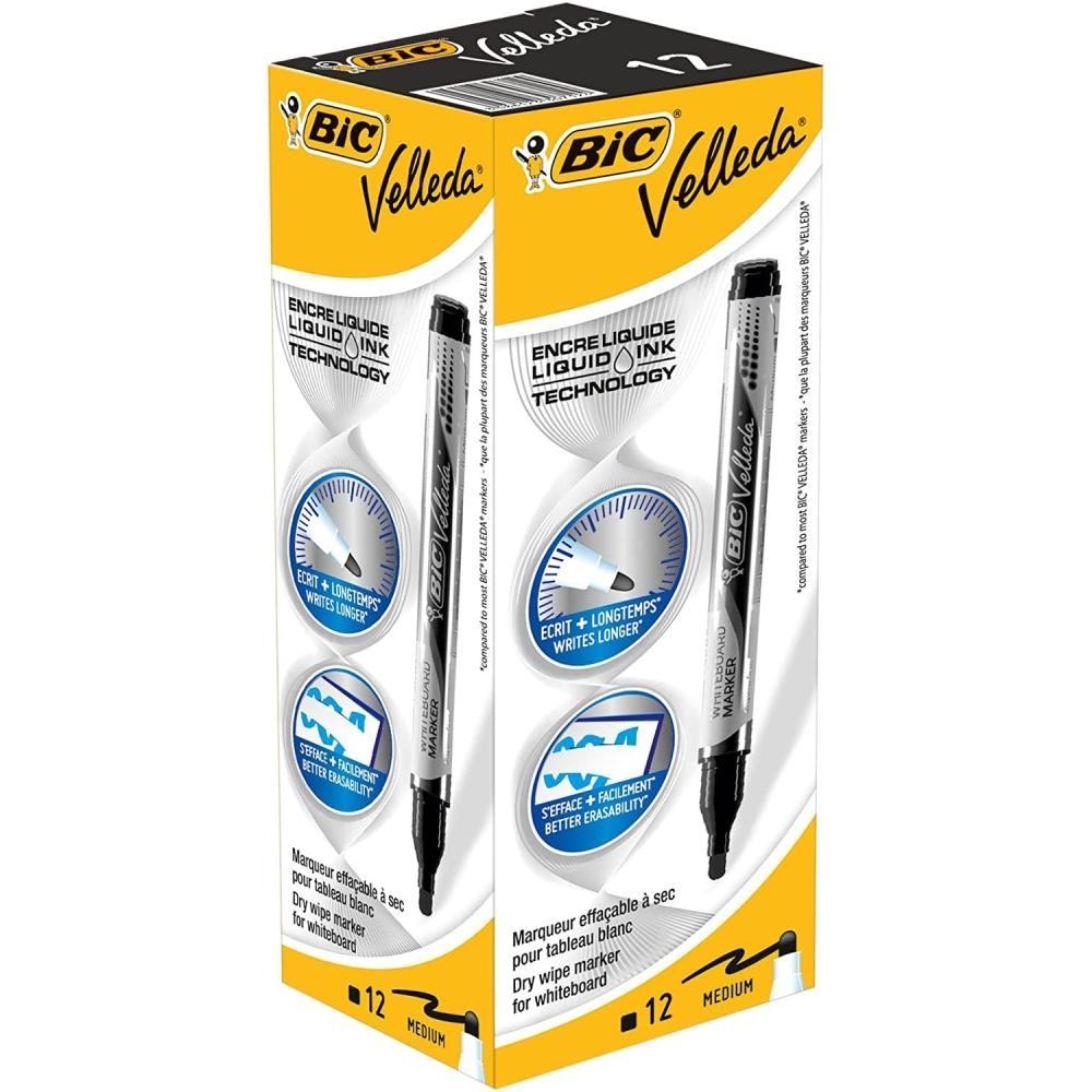3086123307131 - Schiefertafelmarker flüssige Tinte BIC Velleda (x12)