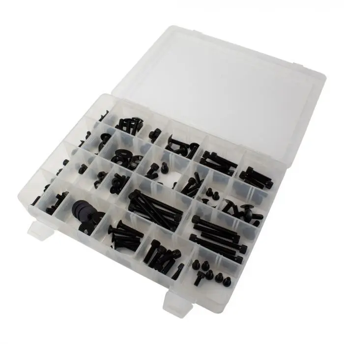 Kit de vis moto et écrous universels Biketek (x150)