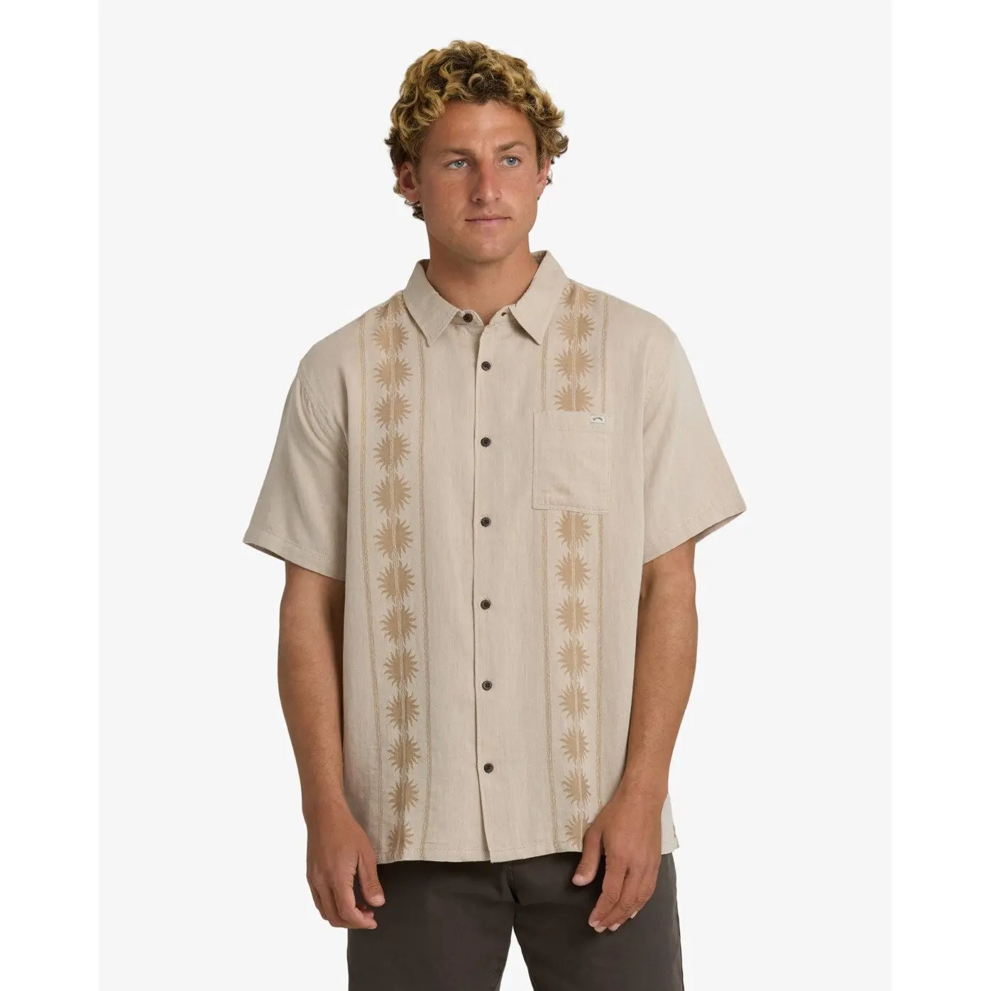 Billabong Men's Beige Shirt Cordoba