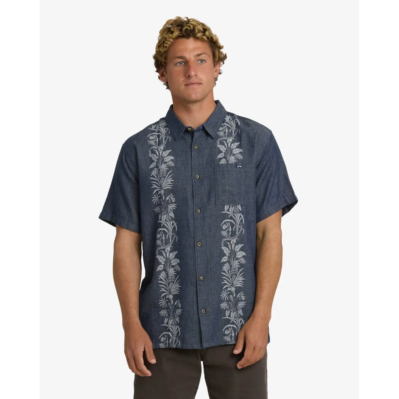 Billabong Men's Bleu Shirt Cordoba