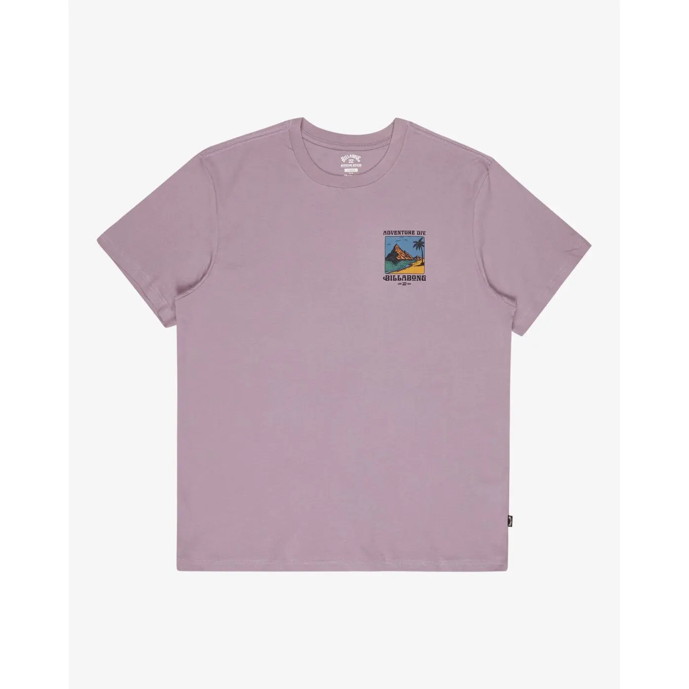 Billabong Men's Violet T-Shirt Post Cards Adiv Premium