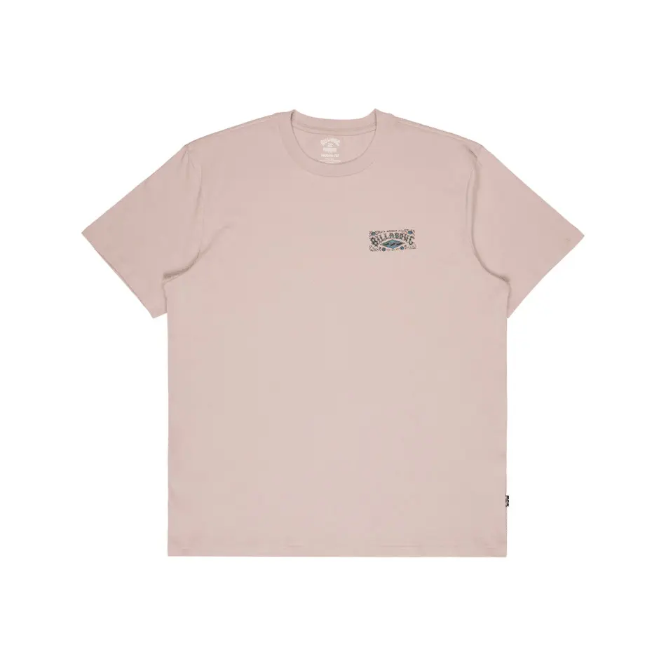 Billabong Men's Violet T-Shirt Herotage Arch Premium