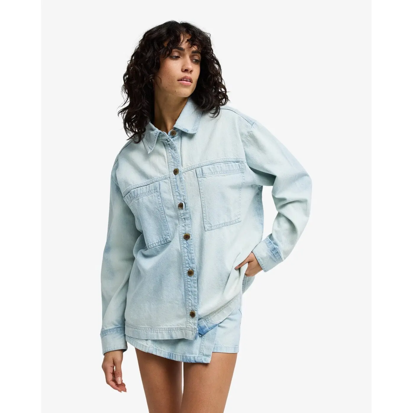 Camicia da donna  Jade Saltwashed