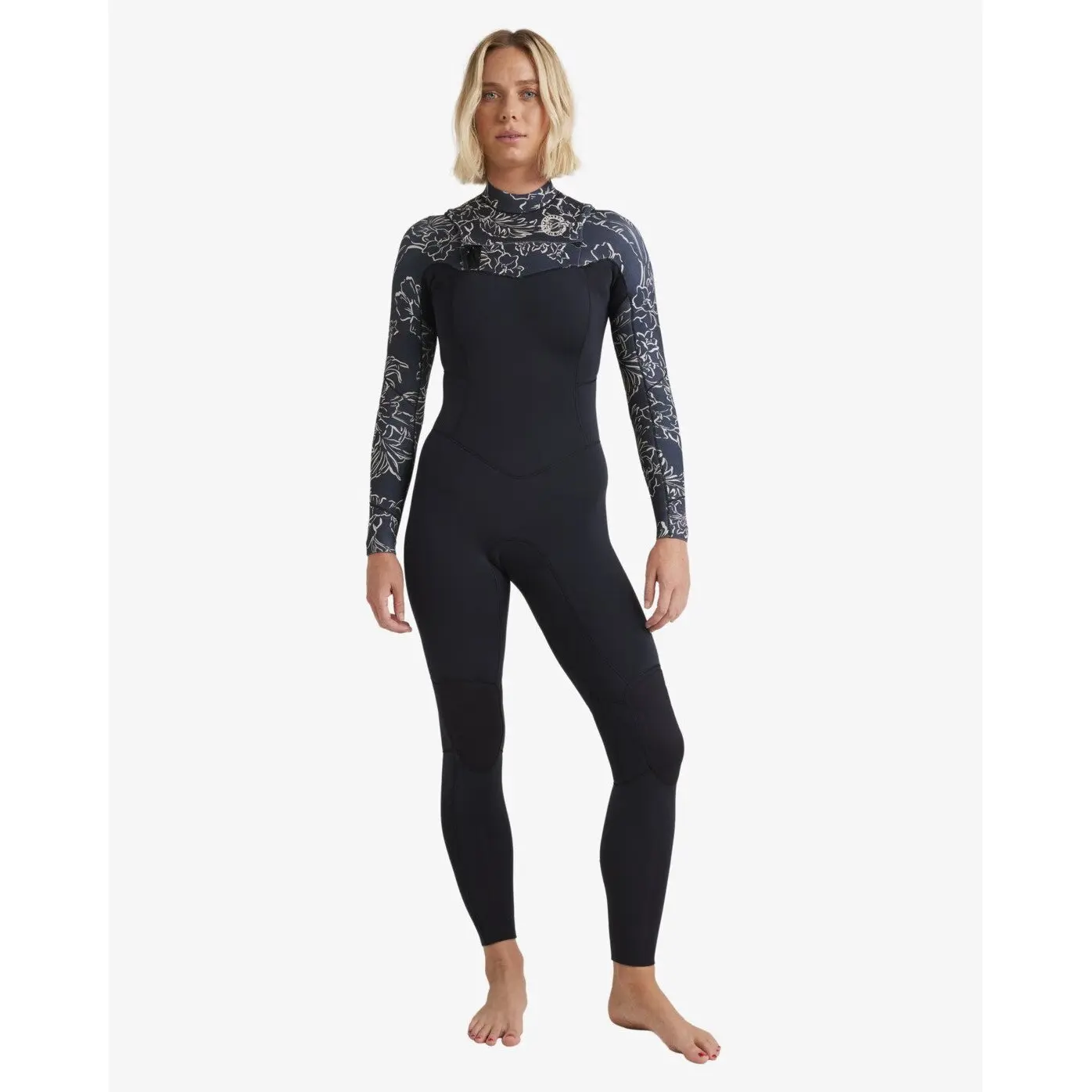 Ganzkörperanzug für Frauen Billabong Salty Dayz Naturel 3/2 Less-Zip