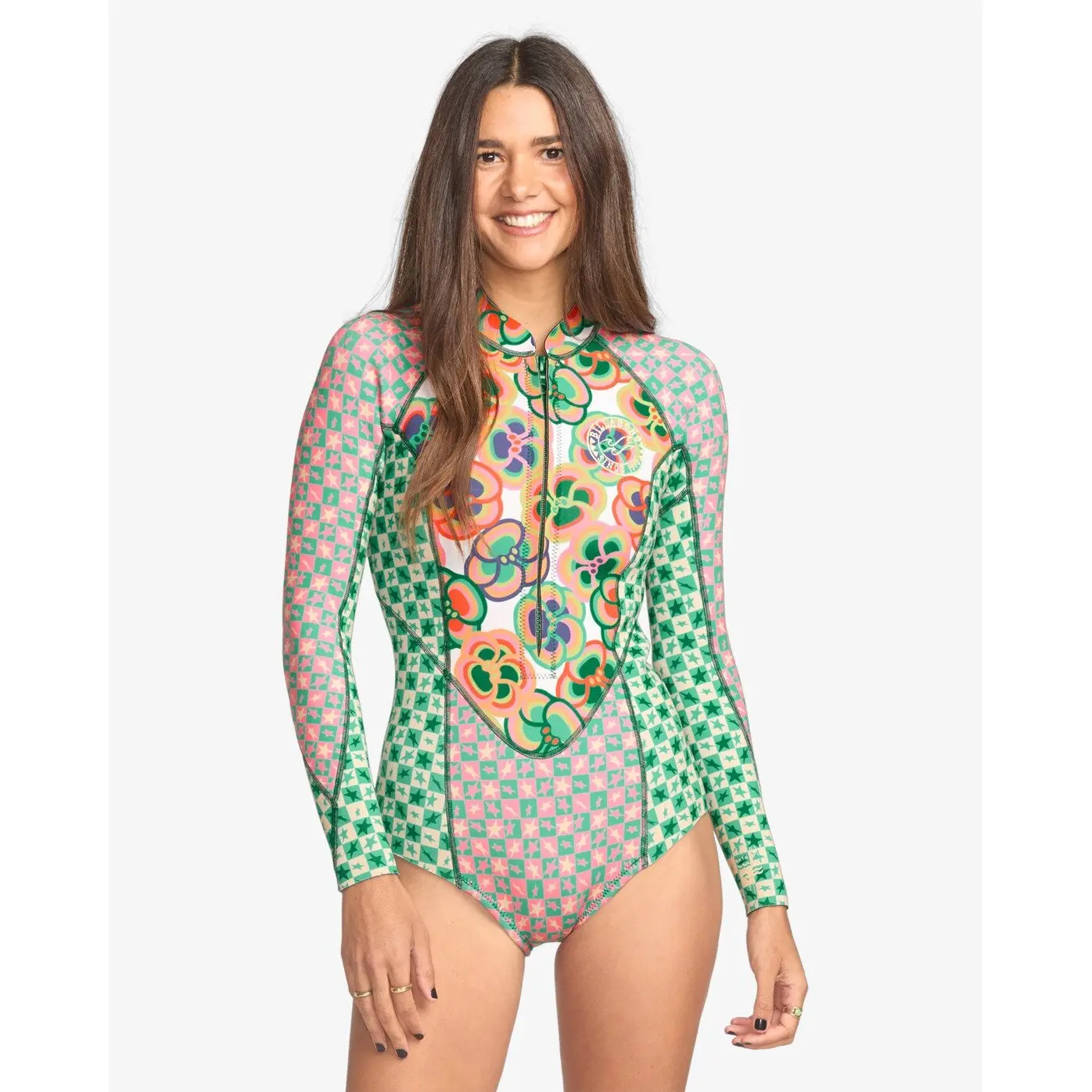 Surfanzug Damen Billabong 2/2 Mamiwata Spring Front-Zip