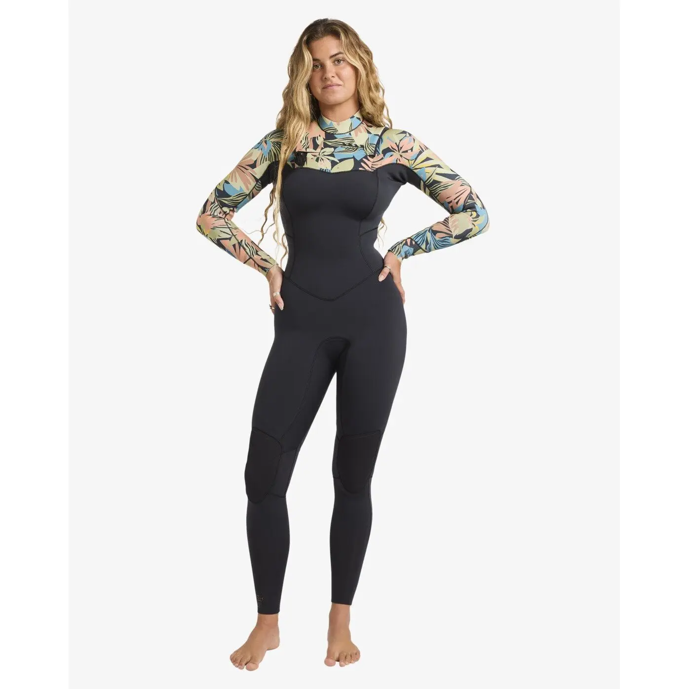Ganzkörperanzug für Frauen Billabong Salty Dayz Natural 3/2 Less-Zip