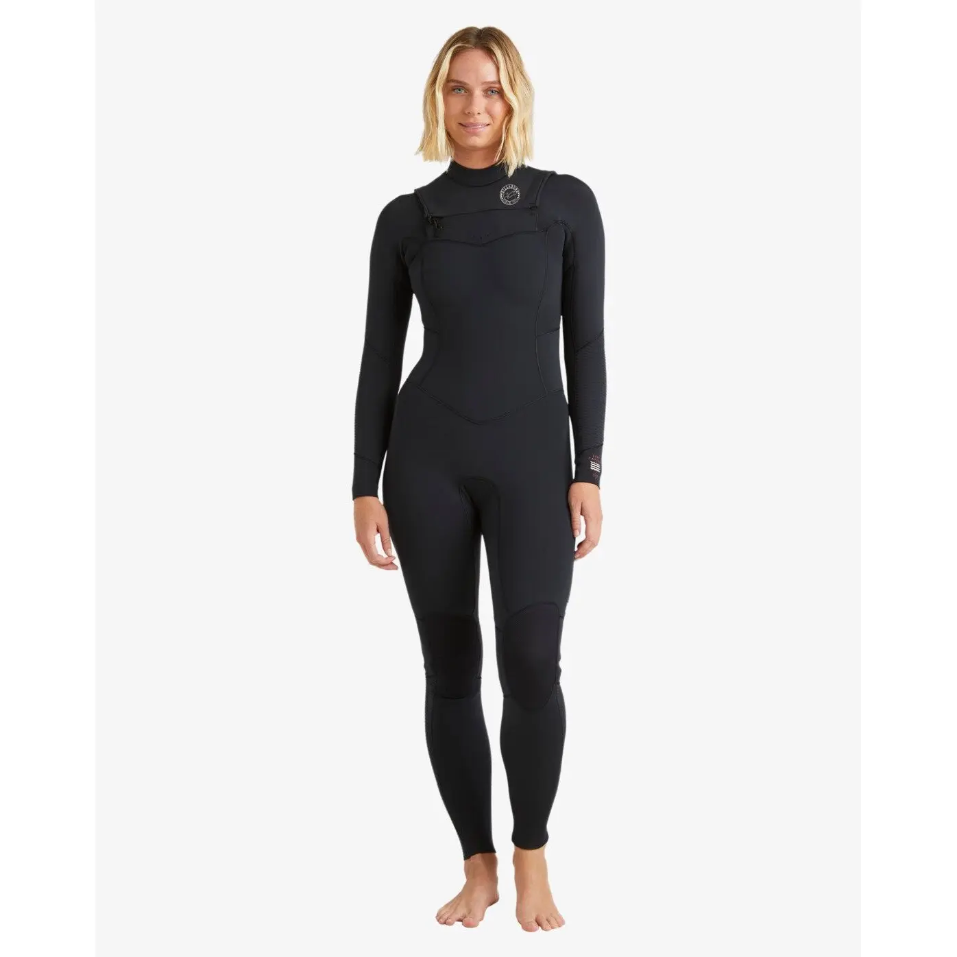 Ganzkörperanzug für Frauen Billabong Salty Dayz Naturel 3/2 Less-Zip