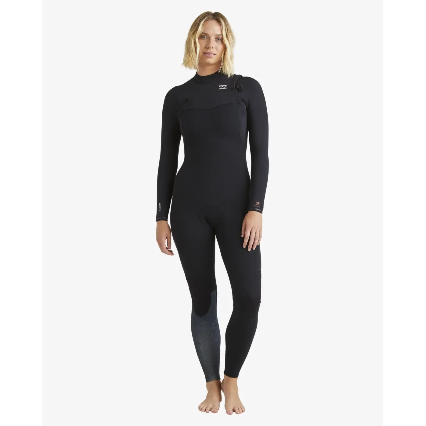 Ganzkörperanzug für Frauen Billabong Furnace Natural 3/2 Less-Zip