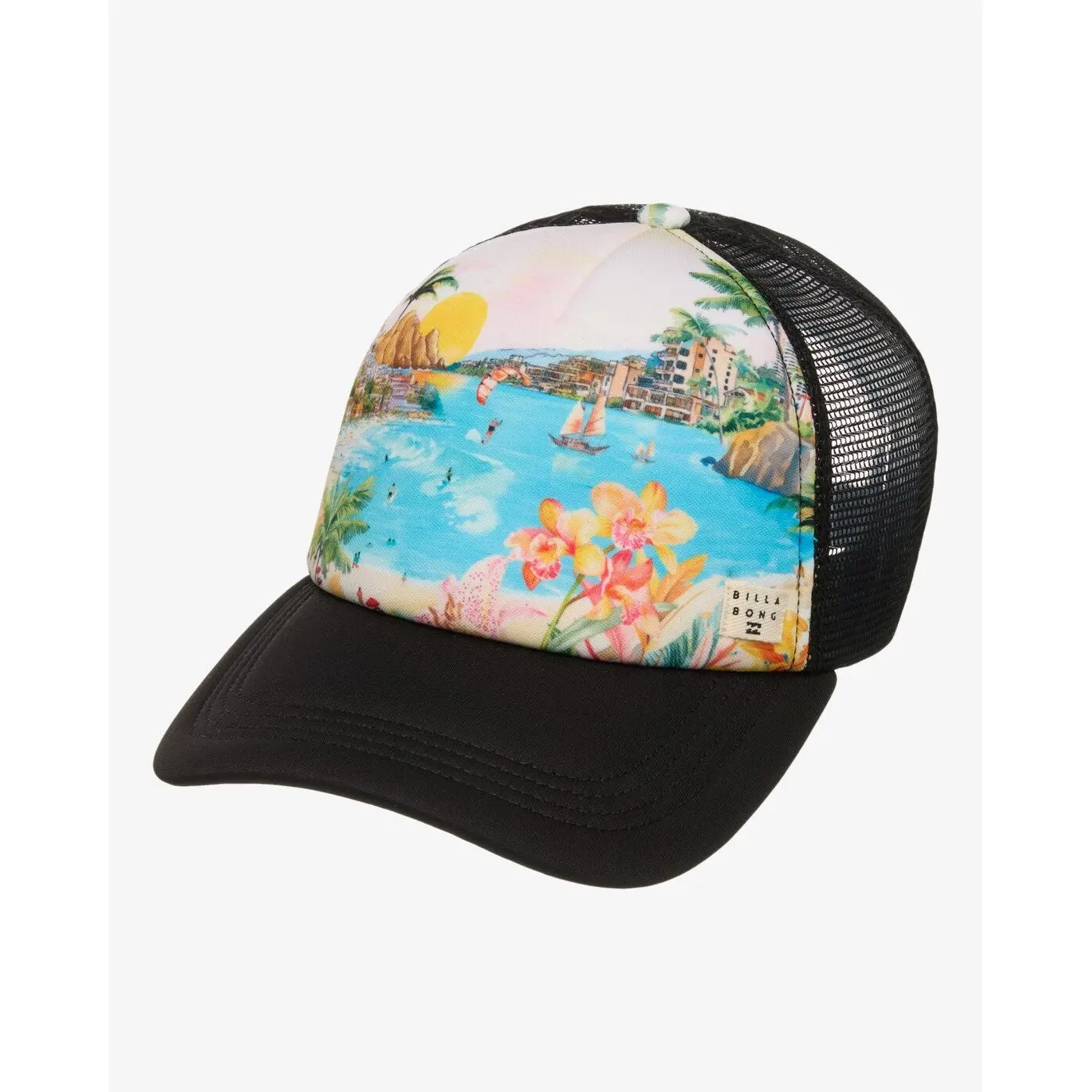 Billabong Women's Bleu Trucker Cap Heritage Mashup