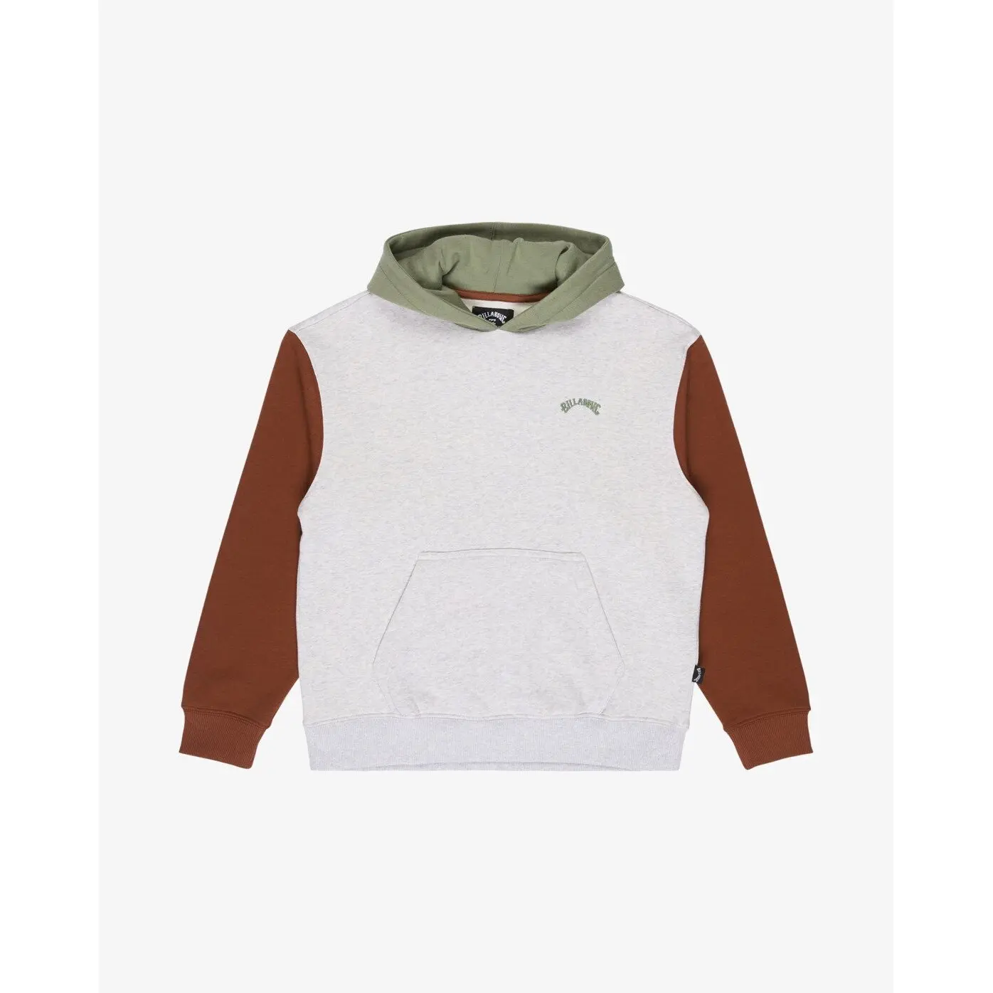 Billabong Men's Gris Child Hoodie Arch Block Po Y