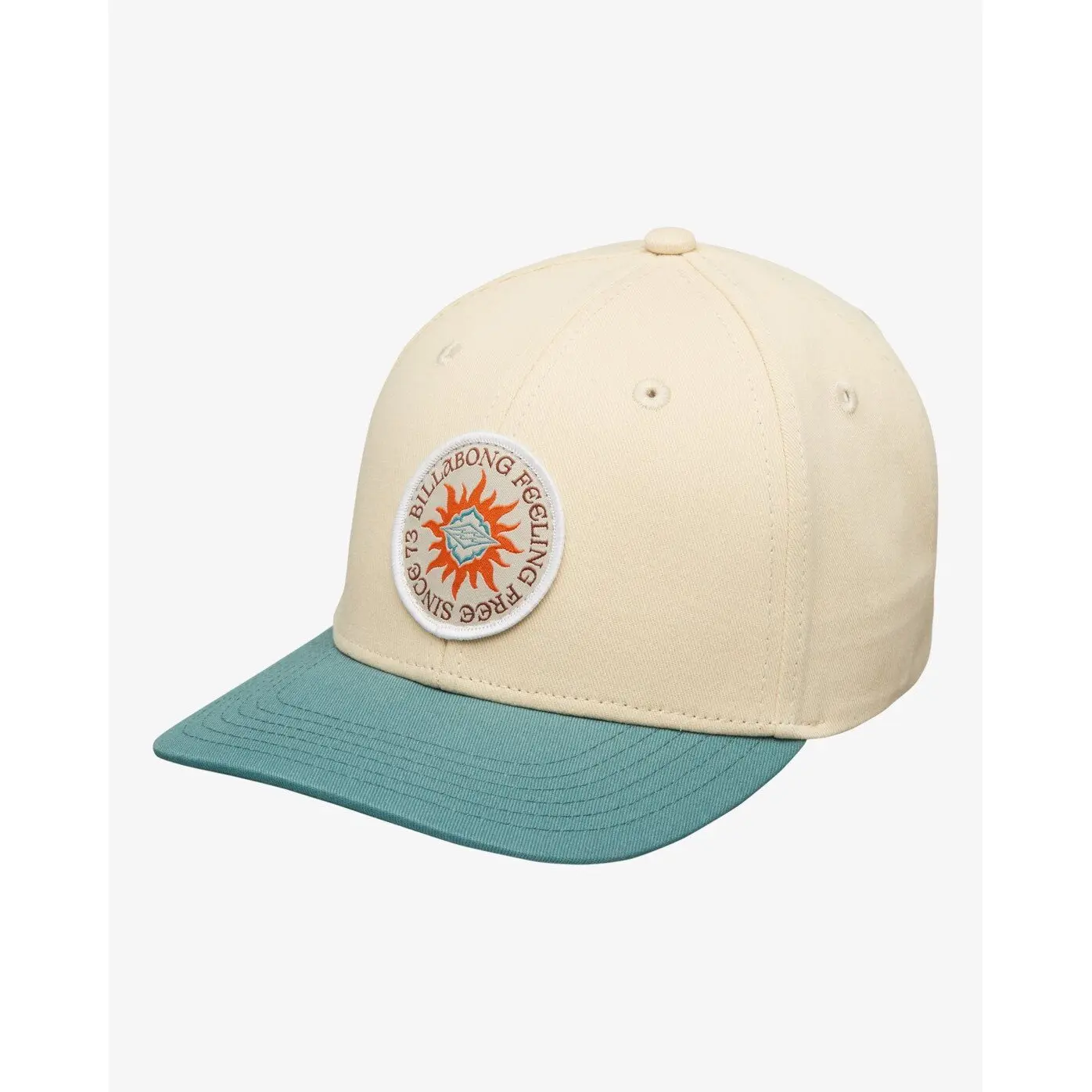 Billabong Boys Beige Kids Snapback Cap Patch