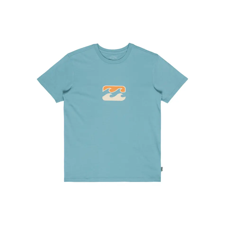 Billabong Boys Bleu Children's T-Shirt Icon Wave