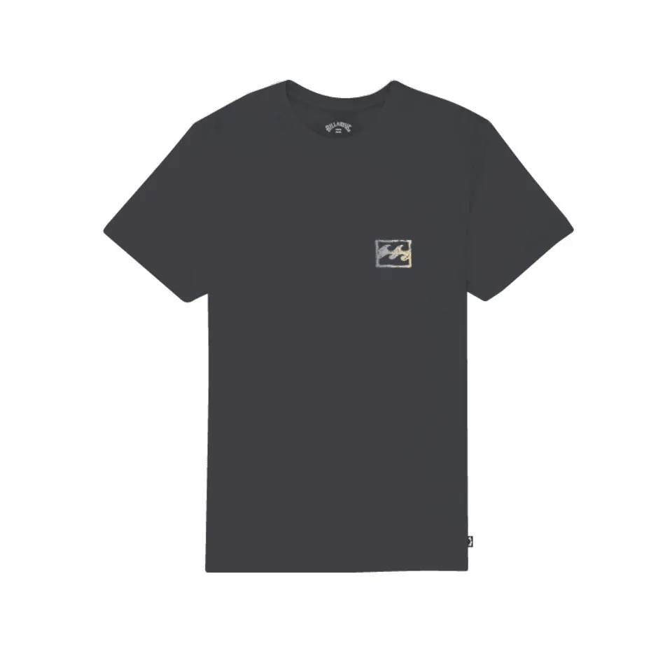 Billabong Boys Noir Children's T-Shirt Crayon Wave