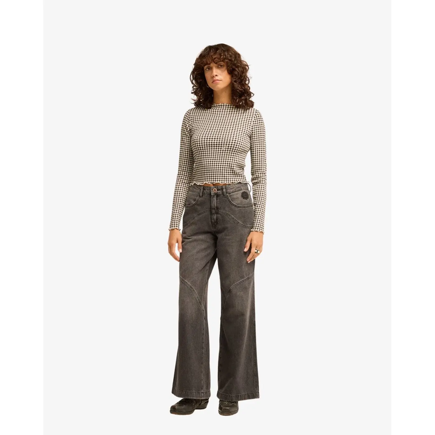 Pullover Damen Billabong Way Out Checks