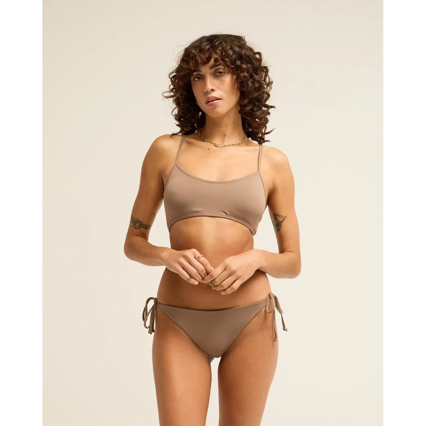 Billabong Women's Marron Swimsuit Top Sol Searcher