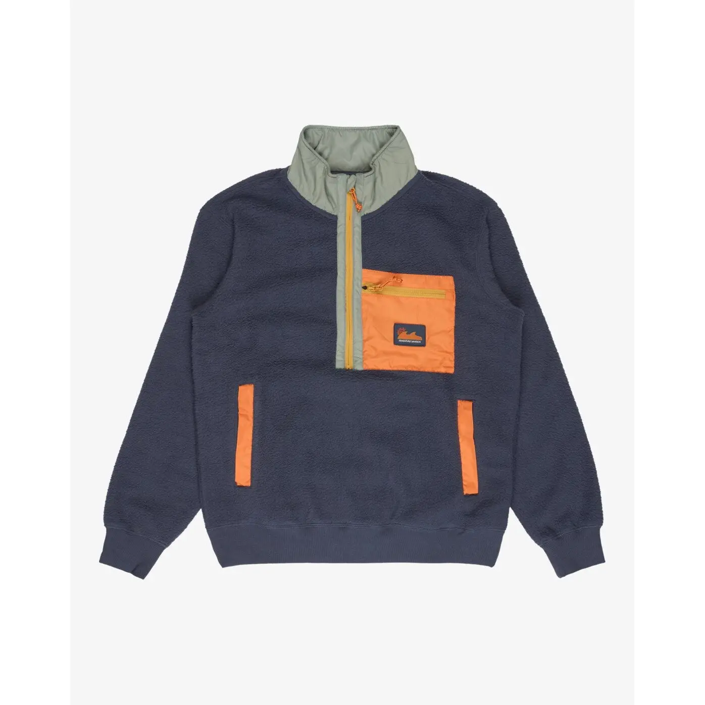 Billabong Men's Bleu 1/2 Zip Fleece Boundary Shore