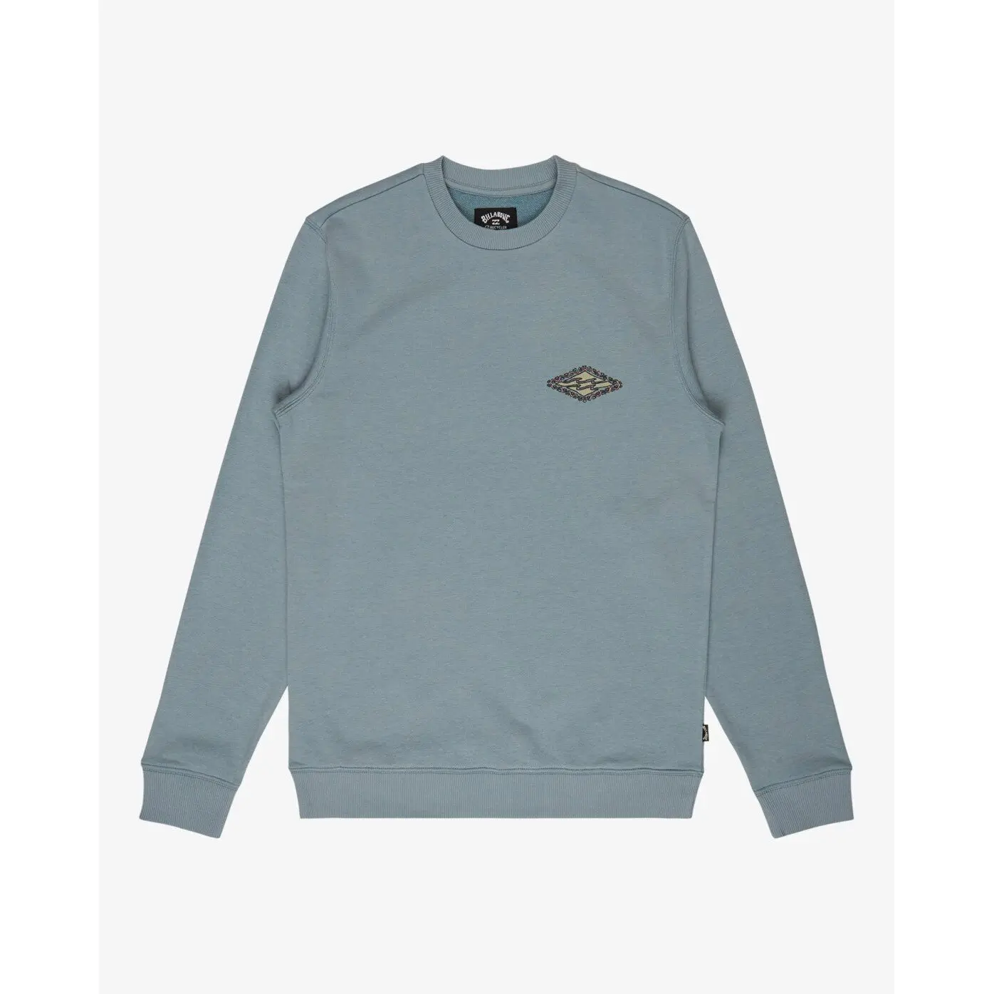 Billabong Men's Bleu Sweatshirt Foundation Cr Core Fit