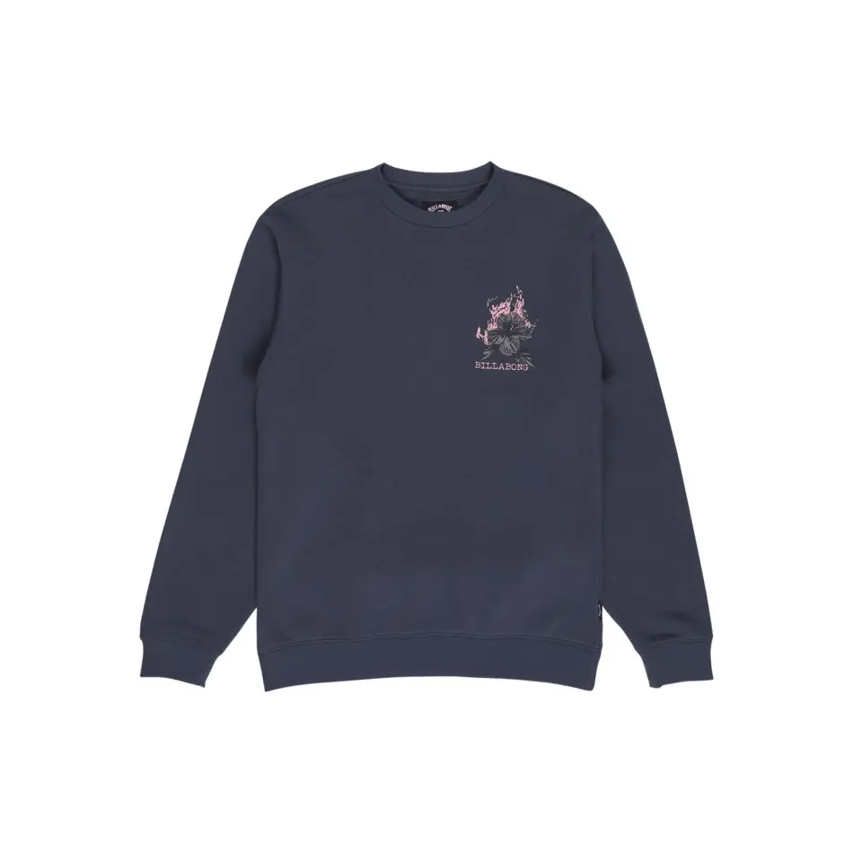 Billabong Men's Bleu Sweatshirt Foundation Cr
