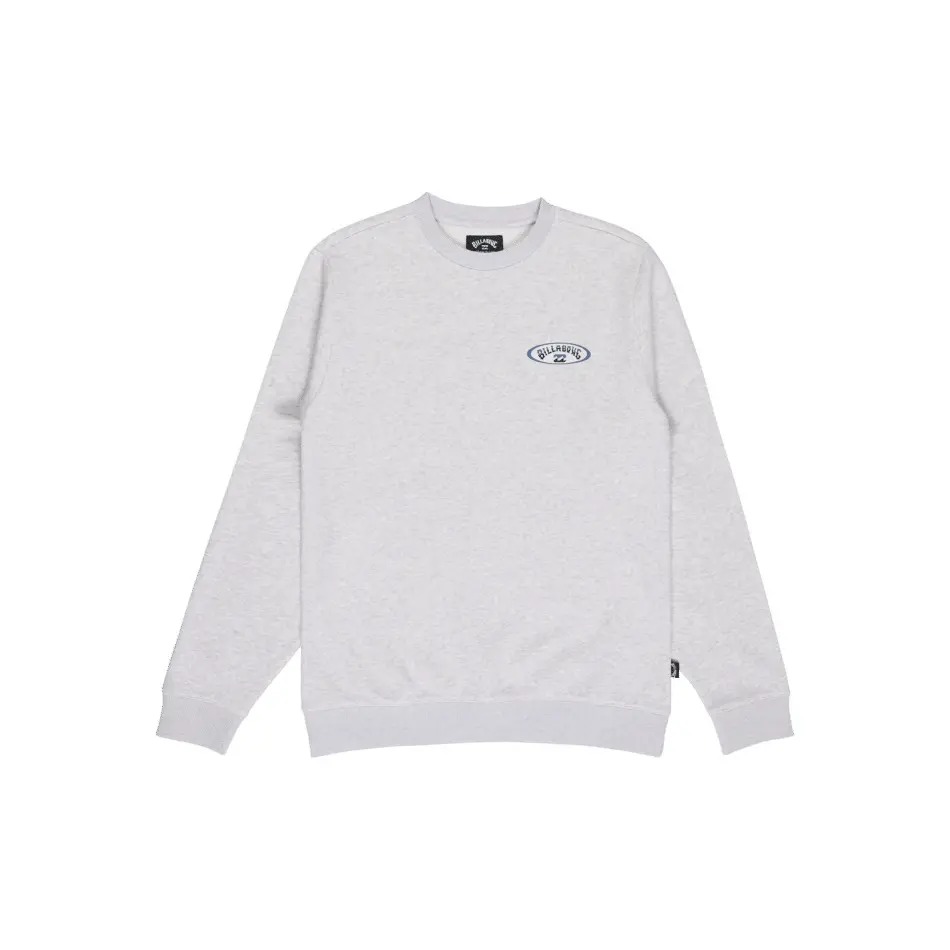 Billabong Men's Gris Sweatshirt Foundation Cr