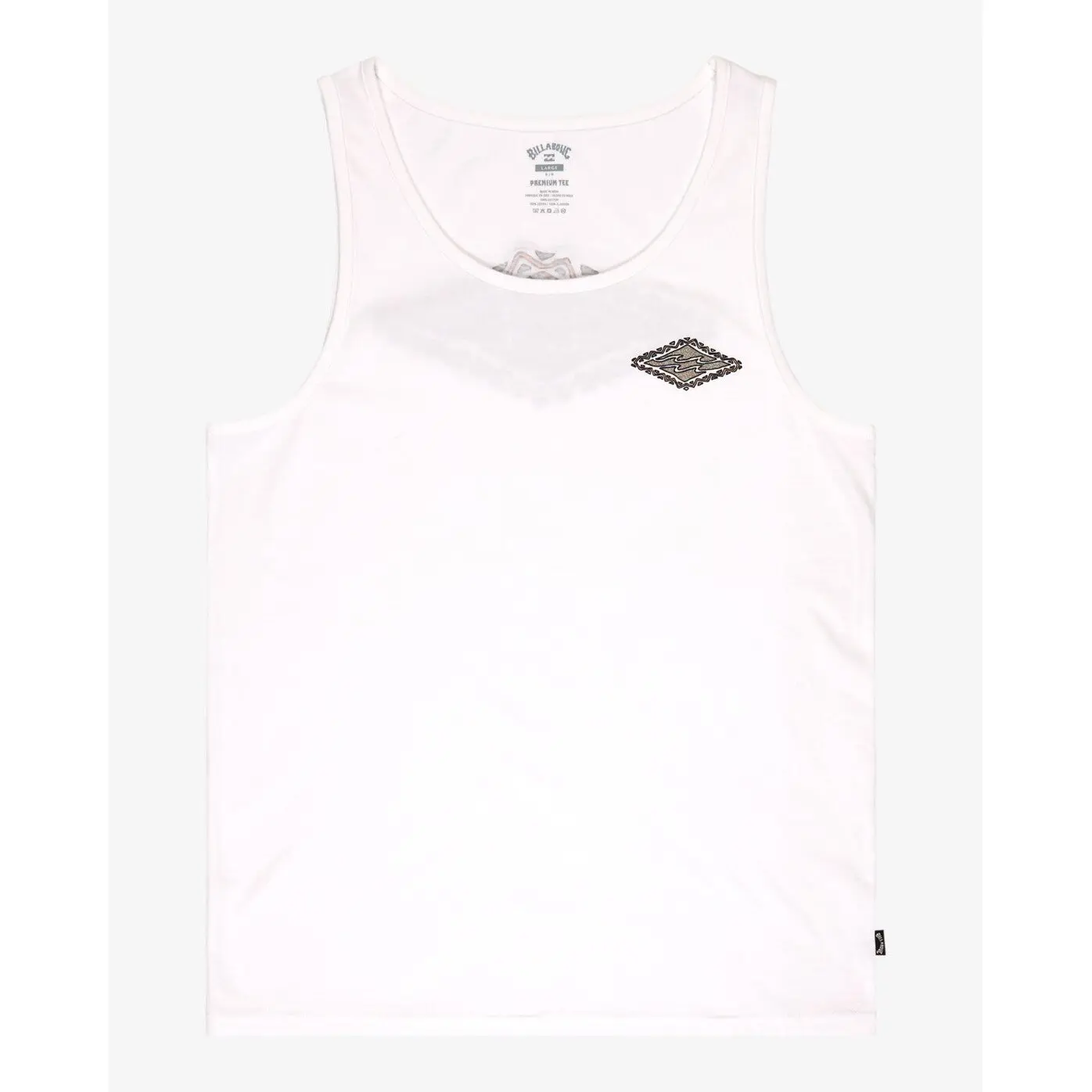 Billabong Men's Blanc Débardeur Crayon Wave