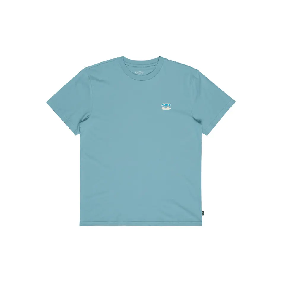 Billabong Men's Bleu T-Shirt Icon Wave