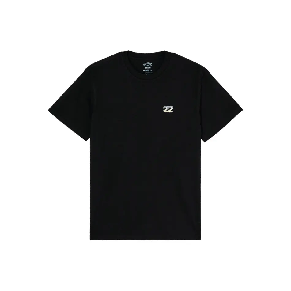 Billabong Men's Noir T-Shirt Icon Wave