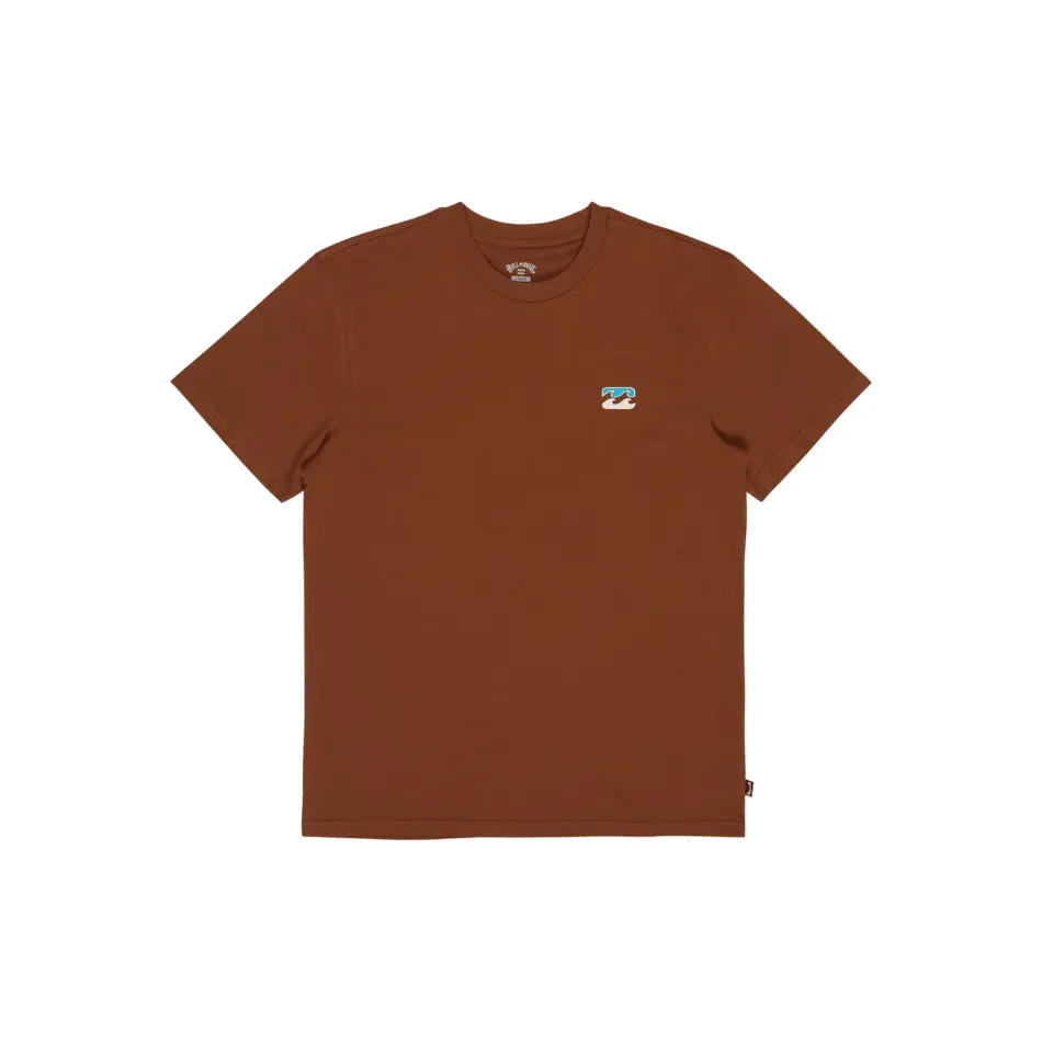 Billabong Men's Marron T-Shirt Icon Wave