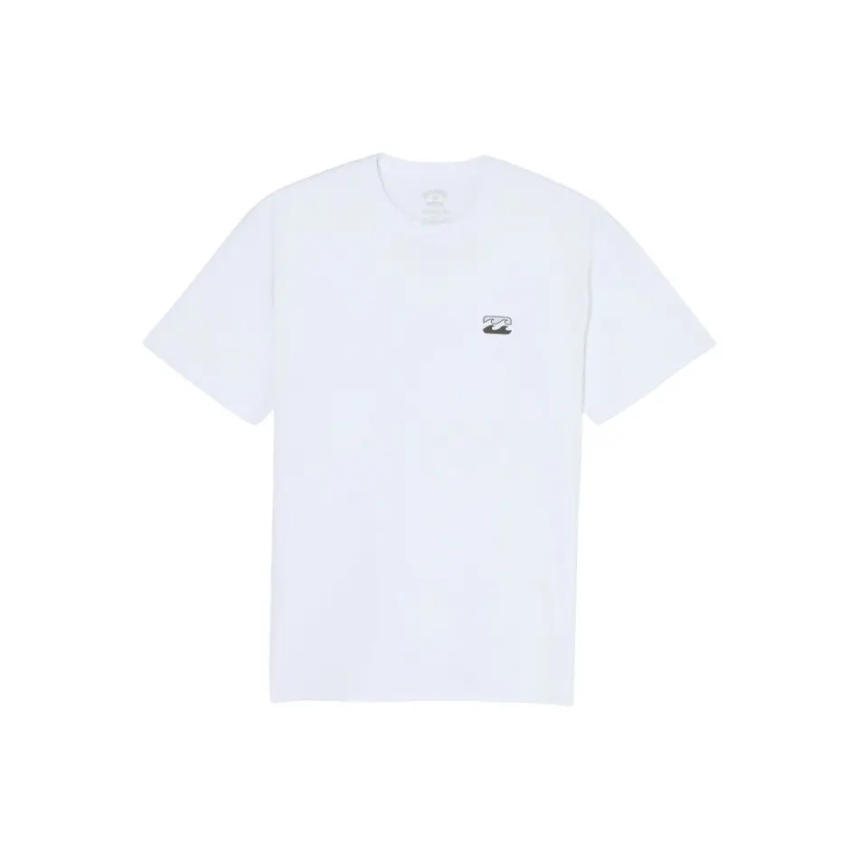 Billabong Men's Blanc T-Shirt Icon Wave