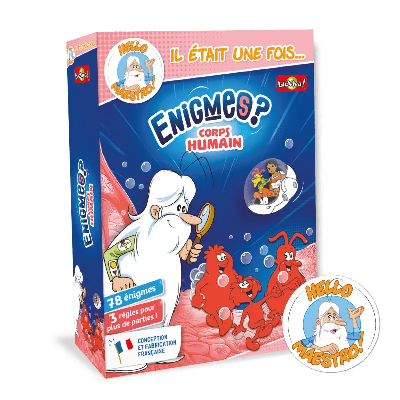 3569160280327 - Kartenspiel Es war einmal Rätsel Menschlicher Körper Bioviva