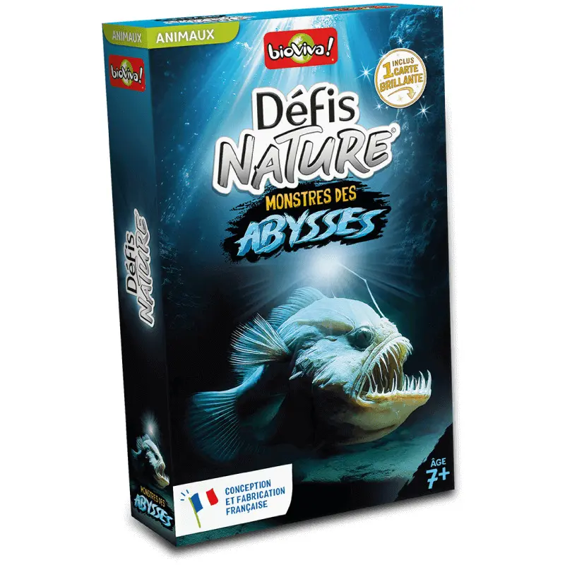 3569160280389 - Kartenspiel Herausforderungen Natur - Monster der Tiefsee Bioviva