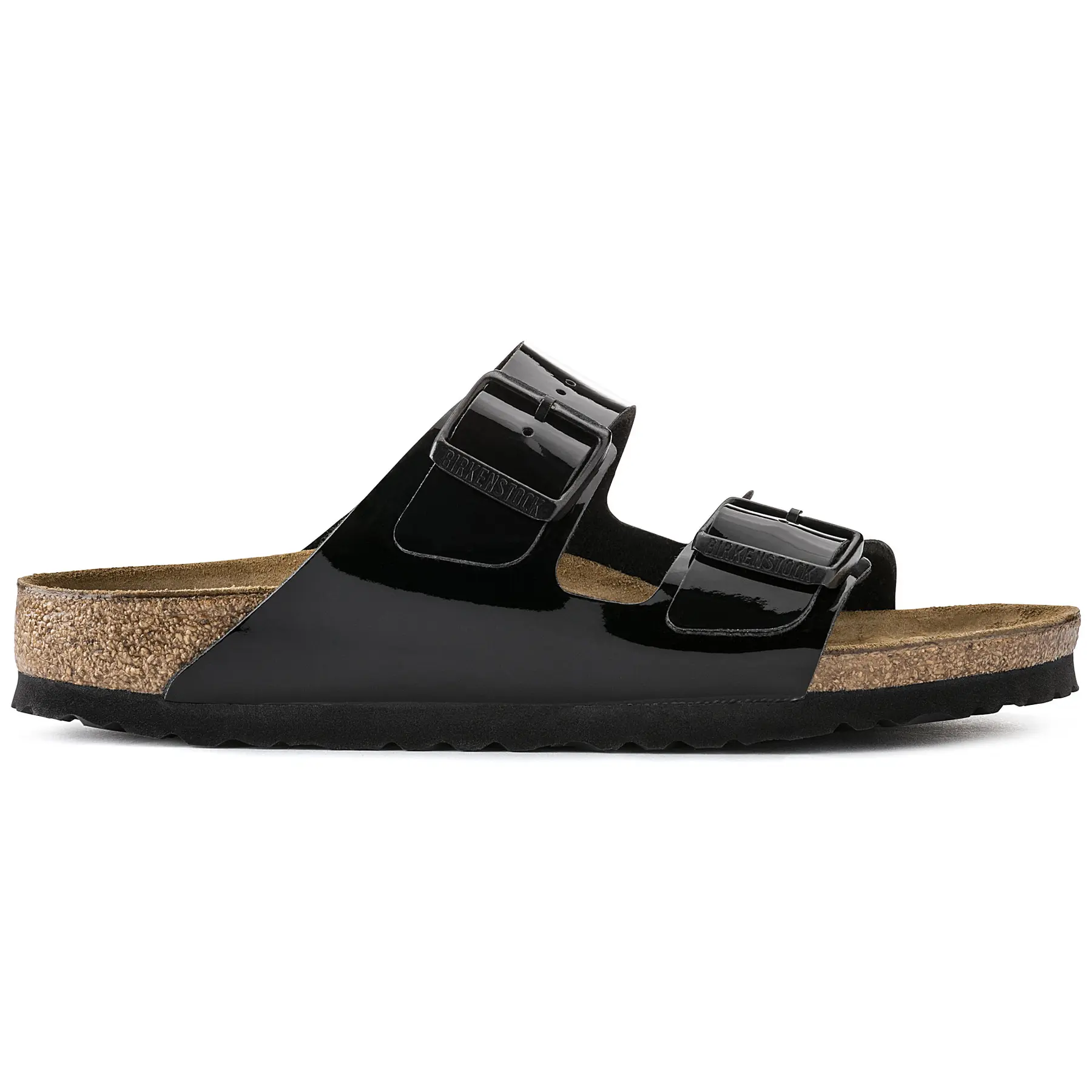 4052605930257 - - Arizona Birko-Flor - Sandalen in schwarzer Lackoptik-Black