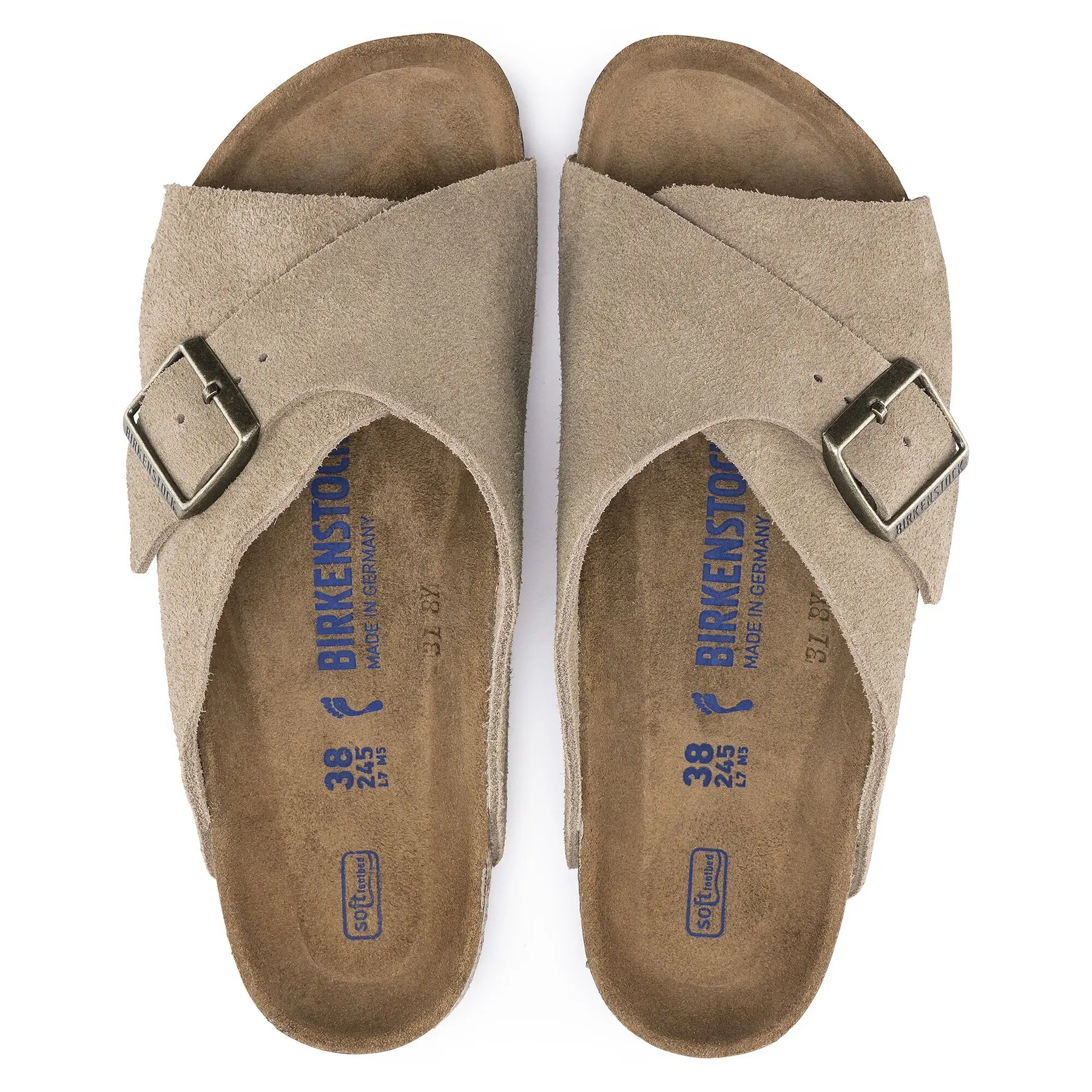 Women's sandals Birkenstock Arosa Soft Footbed Suede Leather