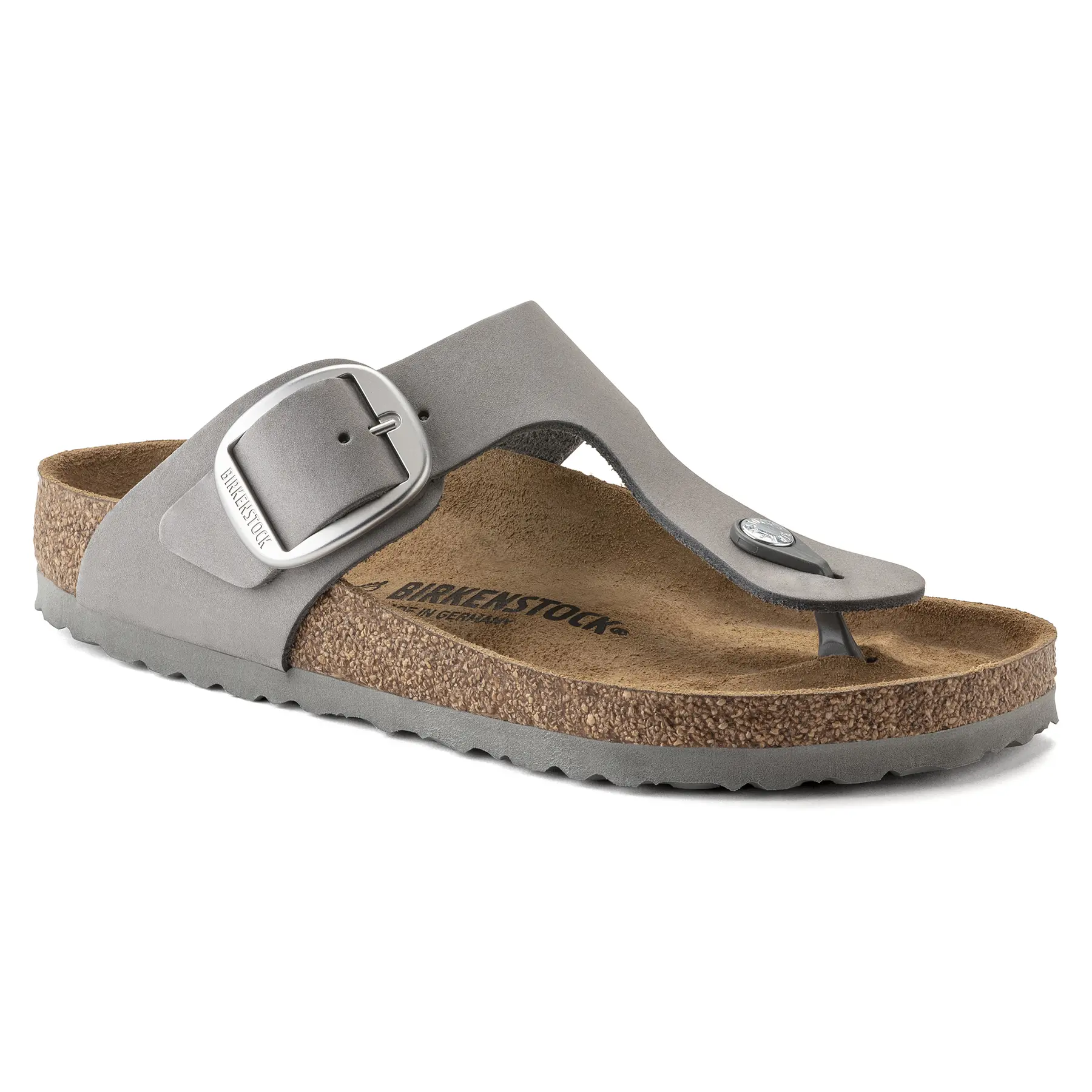 Infradito da donna  Gizeh Big Buckle Nubuk Leather