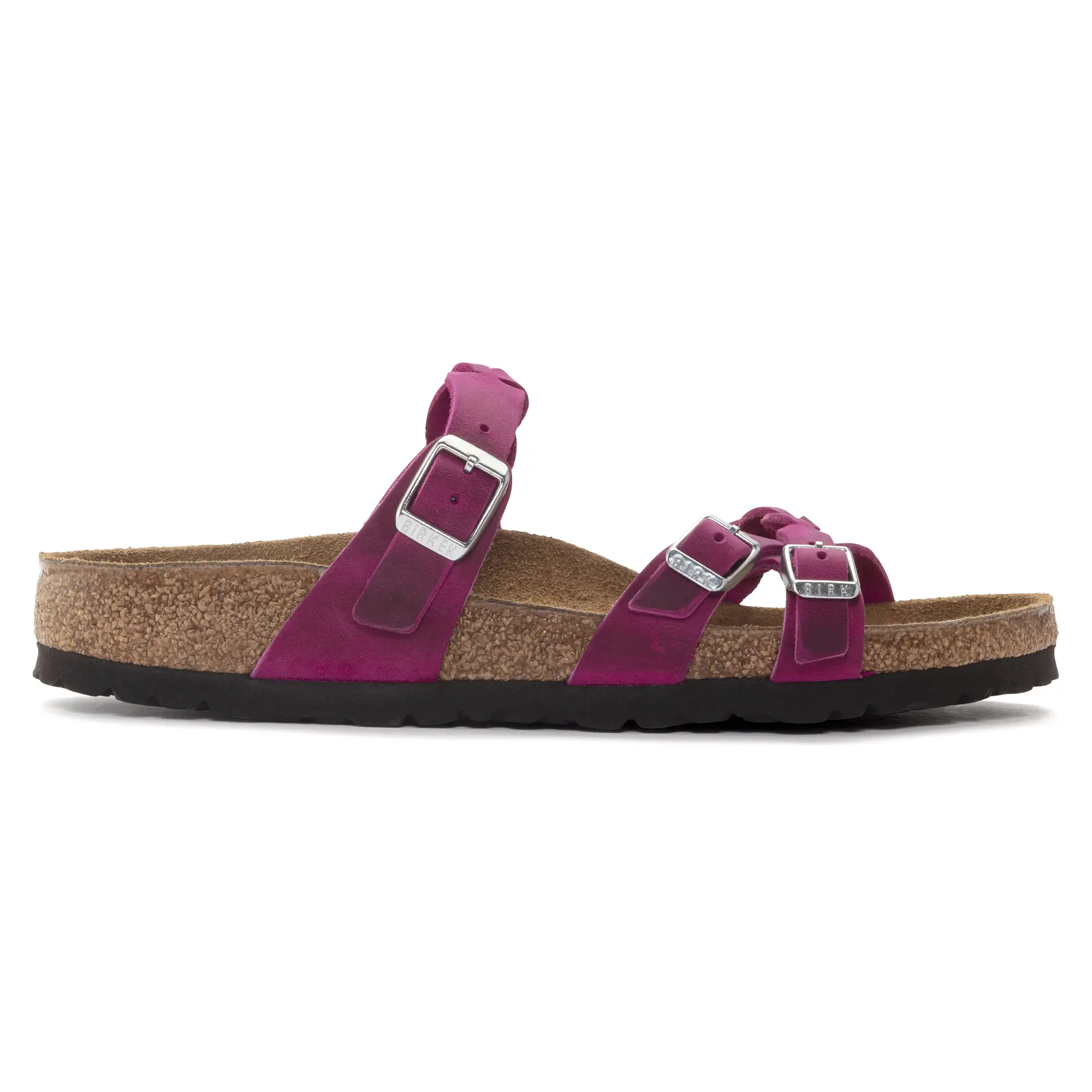 Pantoletten für Damen Birkenstock Franca Braid