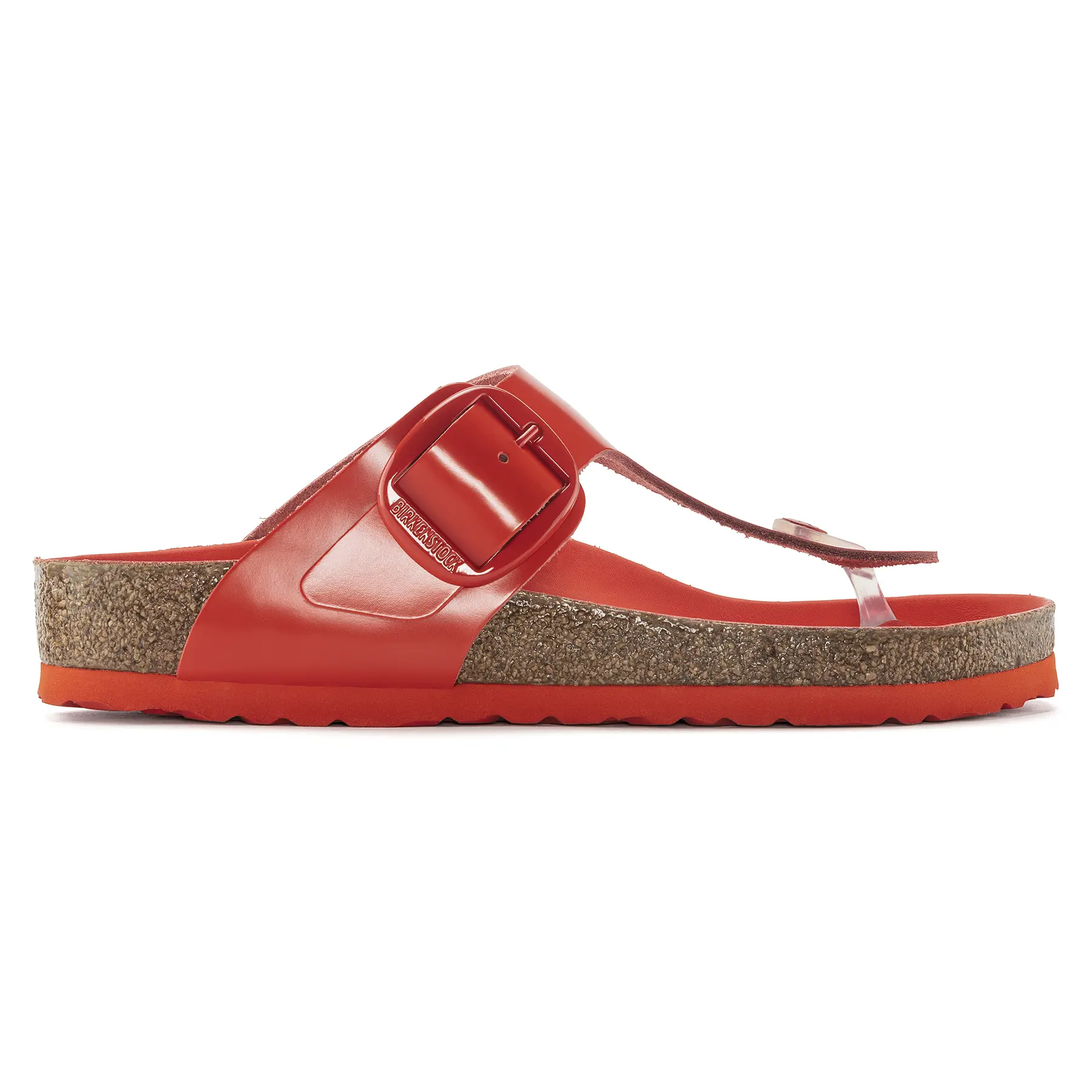 4061418239860 - Flip-Flops für Damen Gizeh Big Buckle Natural Leather Patent