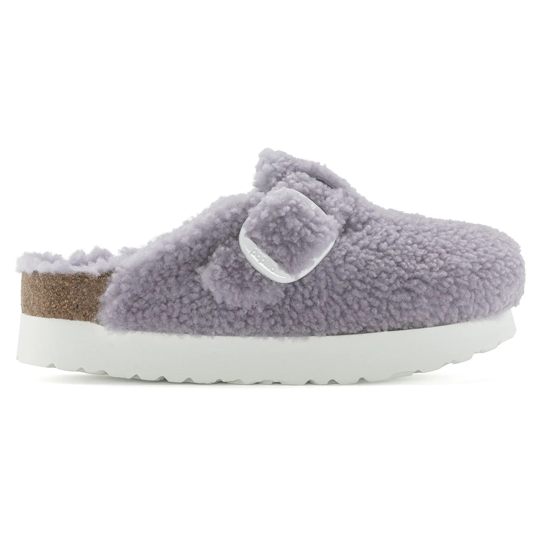 4061418488220 - Sabots Frau Boston Big Buckle Platform Fur