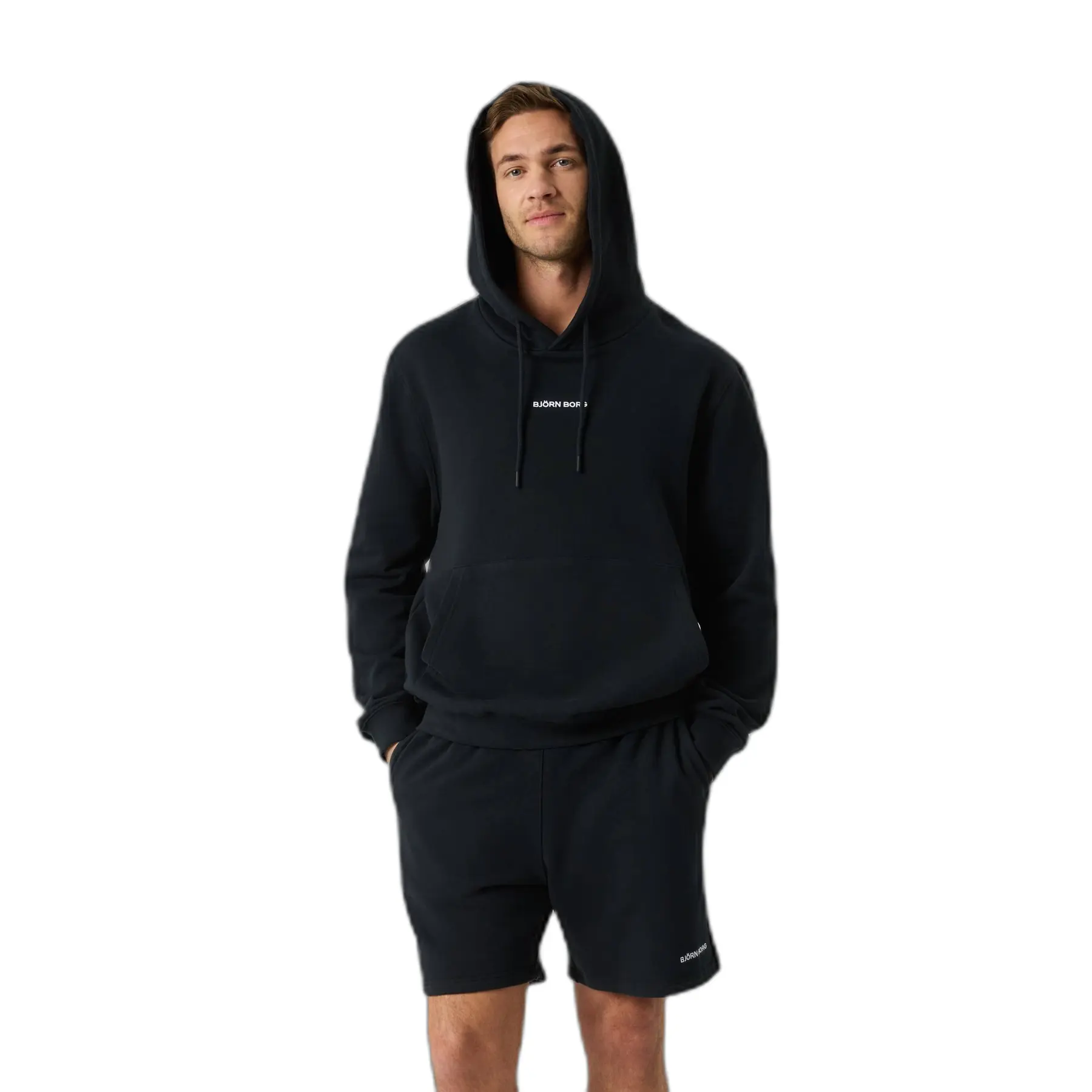 Björn Borg Men's Noir Hooded Sweatshirt Classic