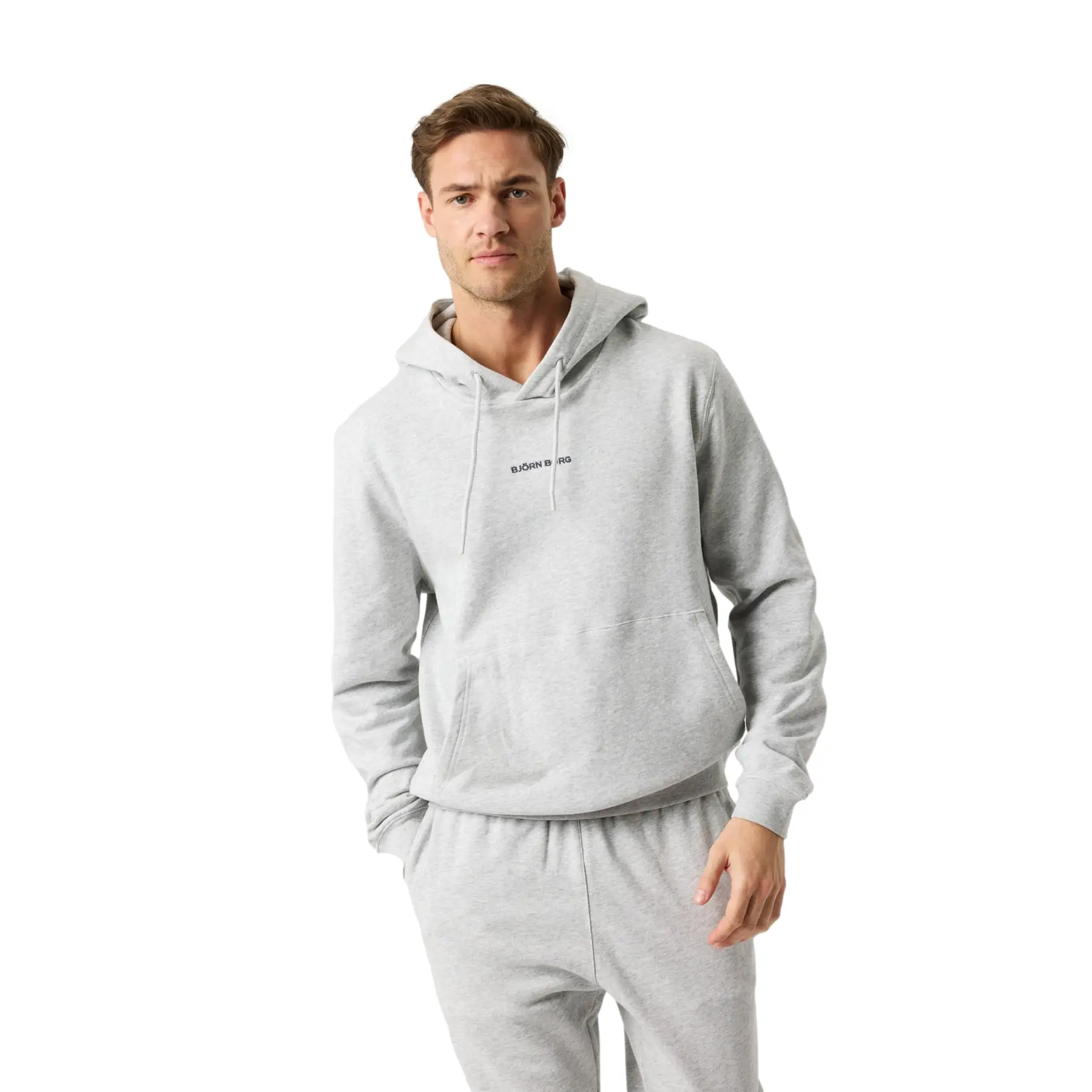 Björn Borg Men's Gris Hooded Sweatshirt Classic