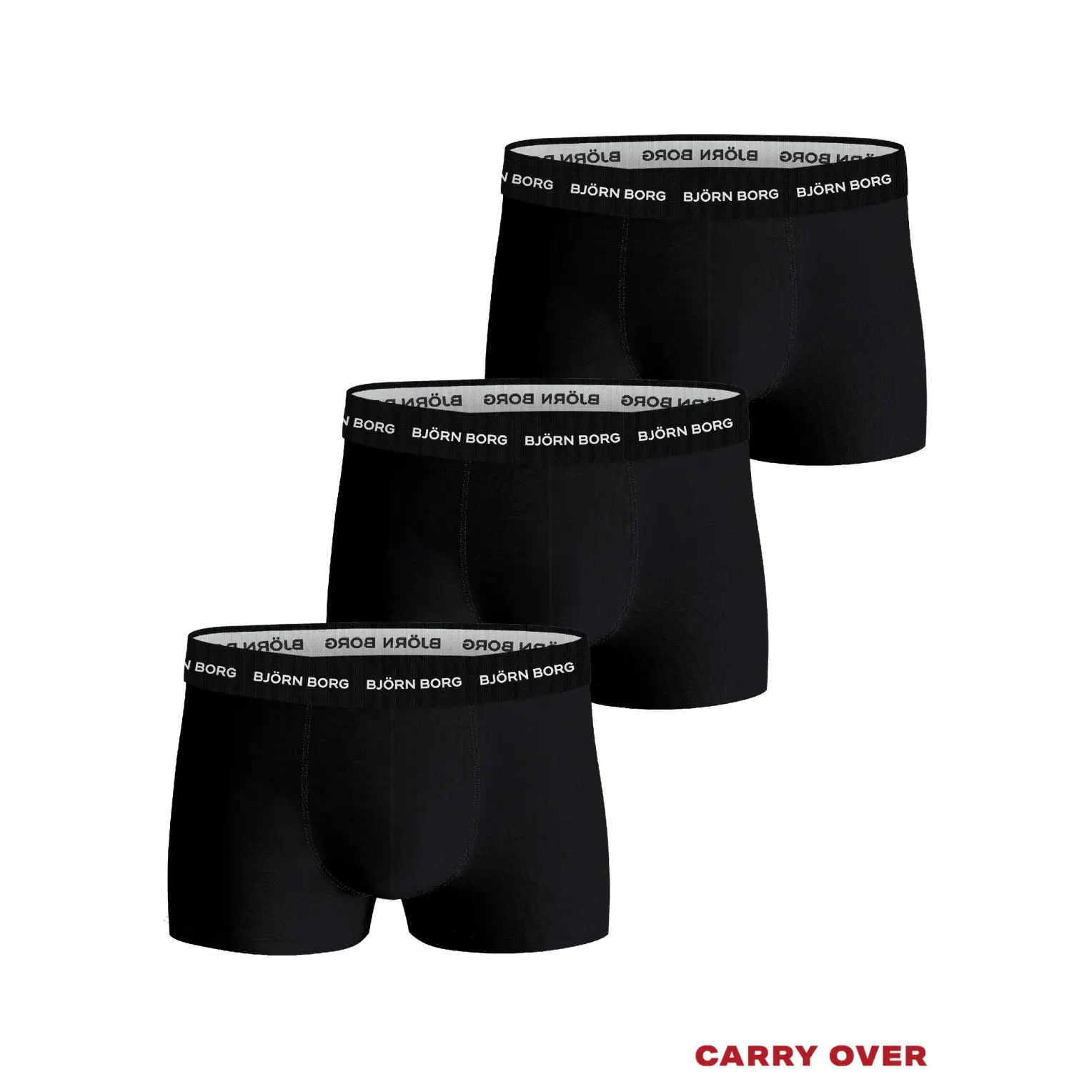 Björn Borg Men's Multicolore Cotton Stretch Boxer Shorts (X3)