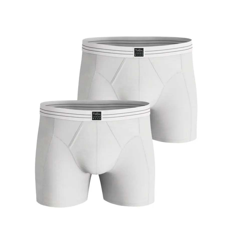 Björn Borg Men's Blanc Cotton Boxer (X2)