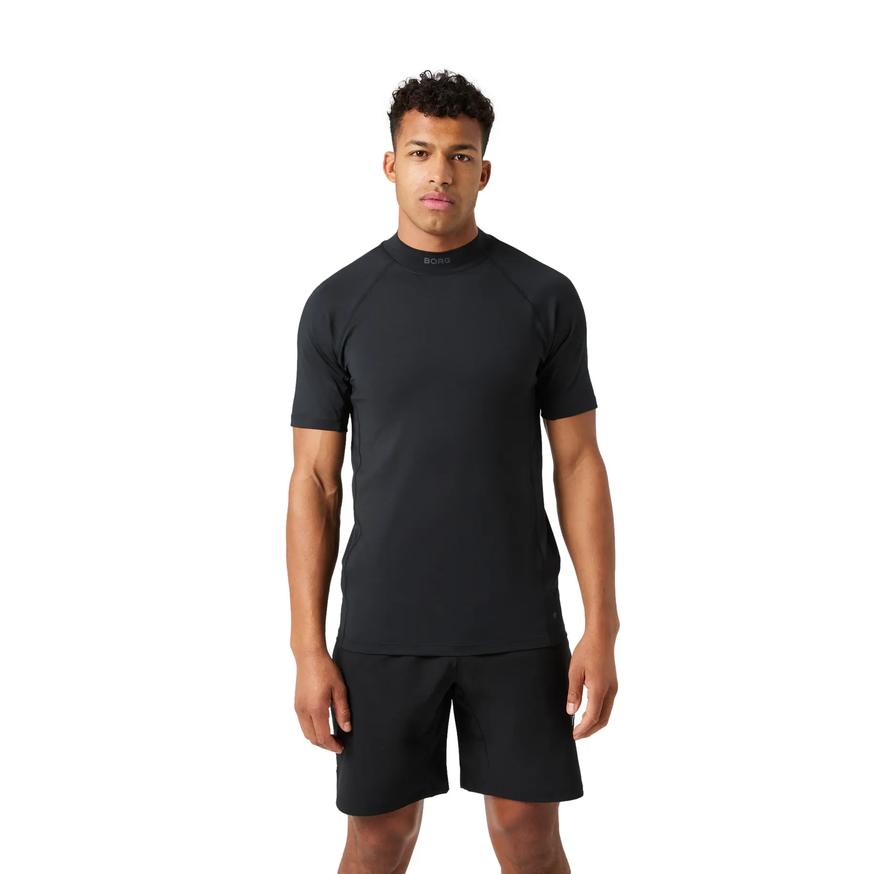T-Shirt Mit Stehkragen Björn Borg