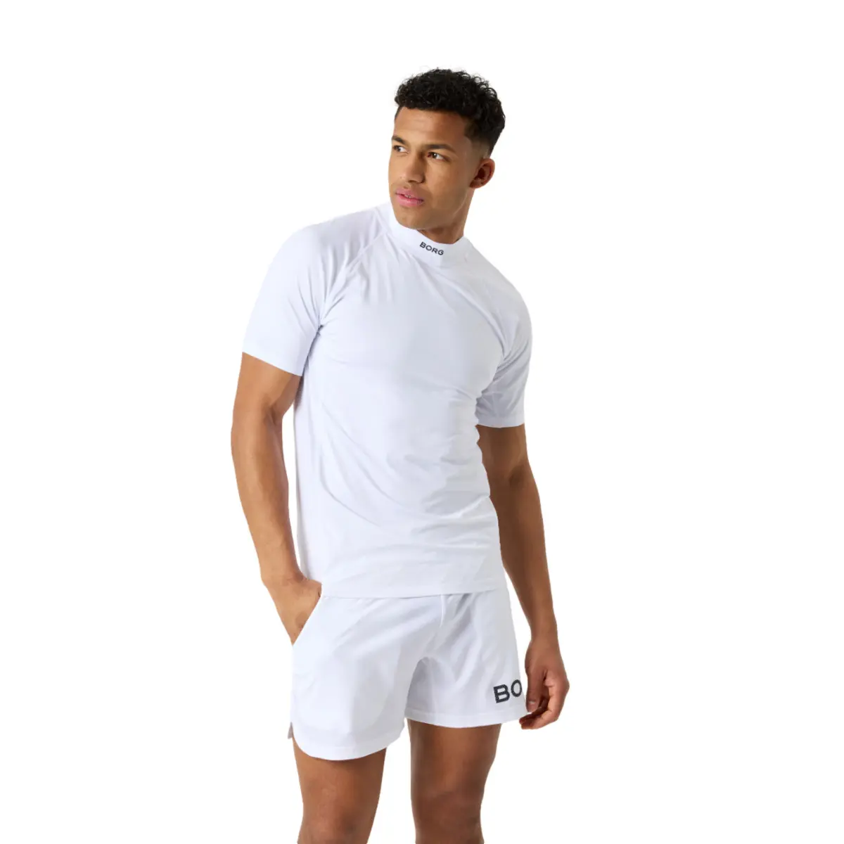 T-Shirt Mit Stehkragen Björn Borg