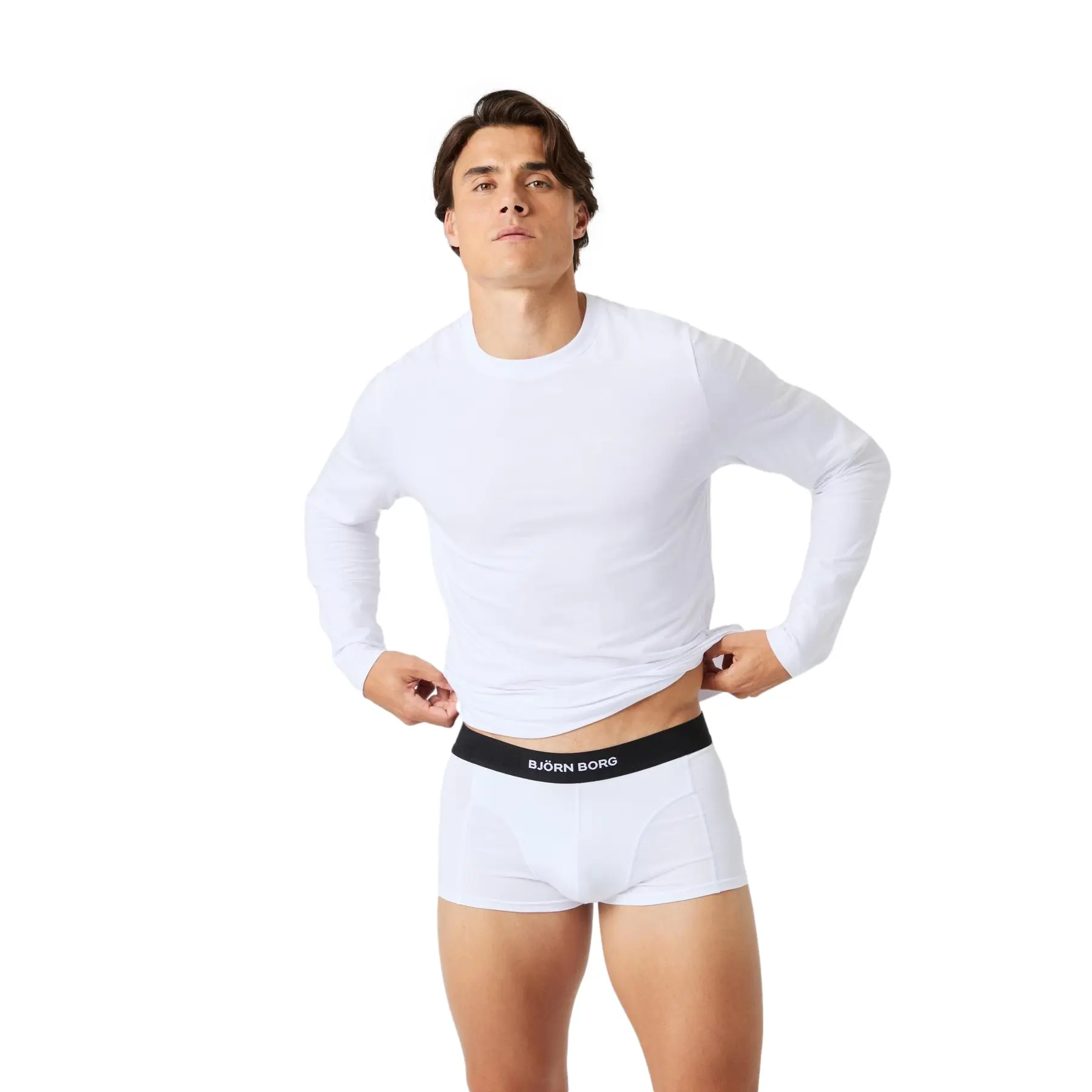 Langarm-T-Shirt Björn Borg Core (x2)