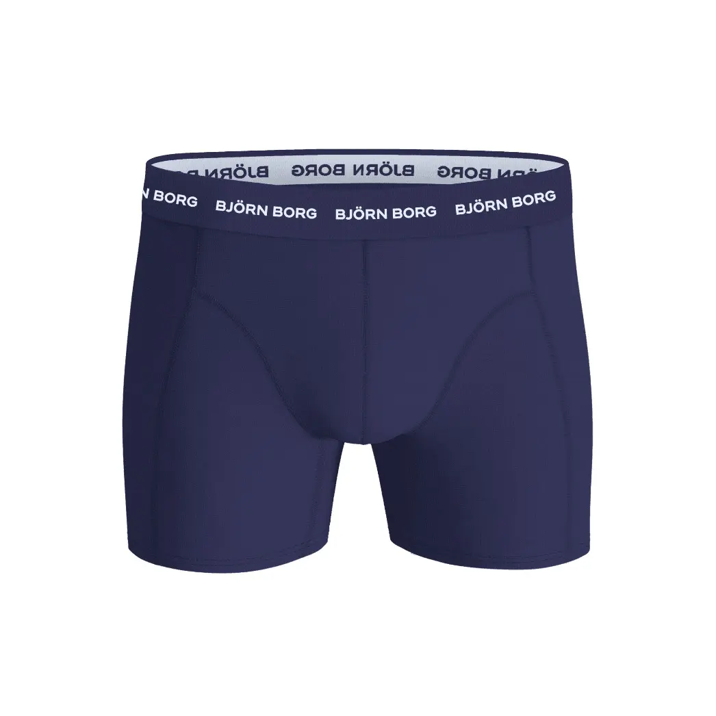 Björn Borg Men's Multicolore Stretch Cotton Boxers (X3)