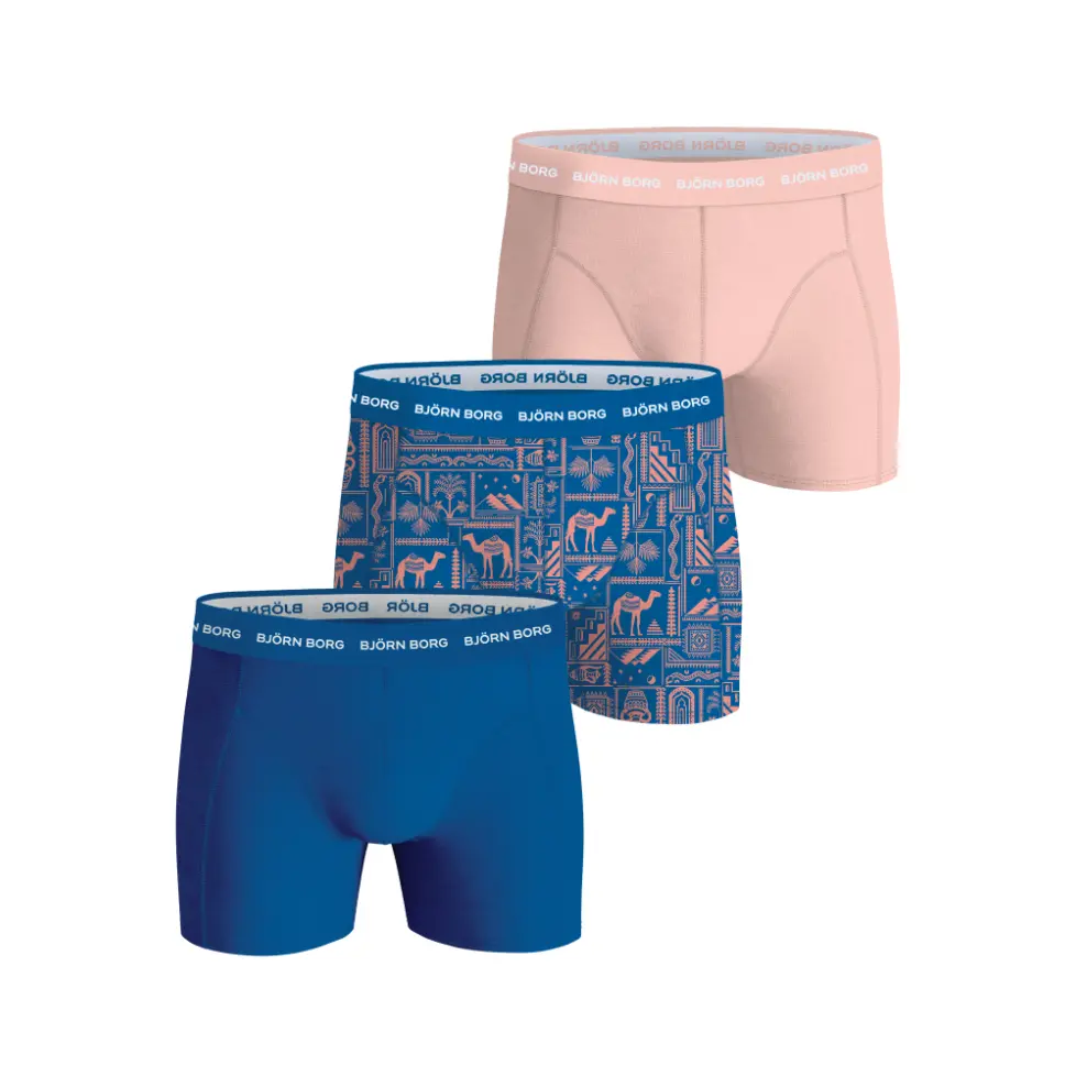 Elastische Baumwoll-Boxershorts Björn Borg (x3)