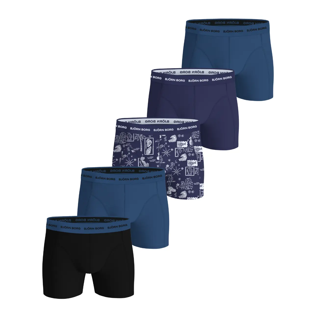 Boxer aus Baumwolle Björn Borg (x5)