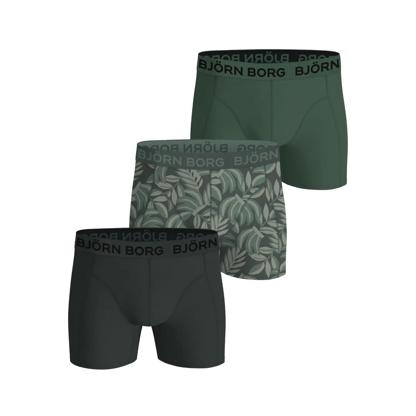 Stretch Baumwollboxershorts Kinder Björn Borg (x3)